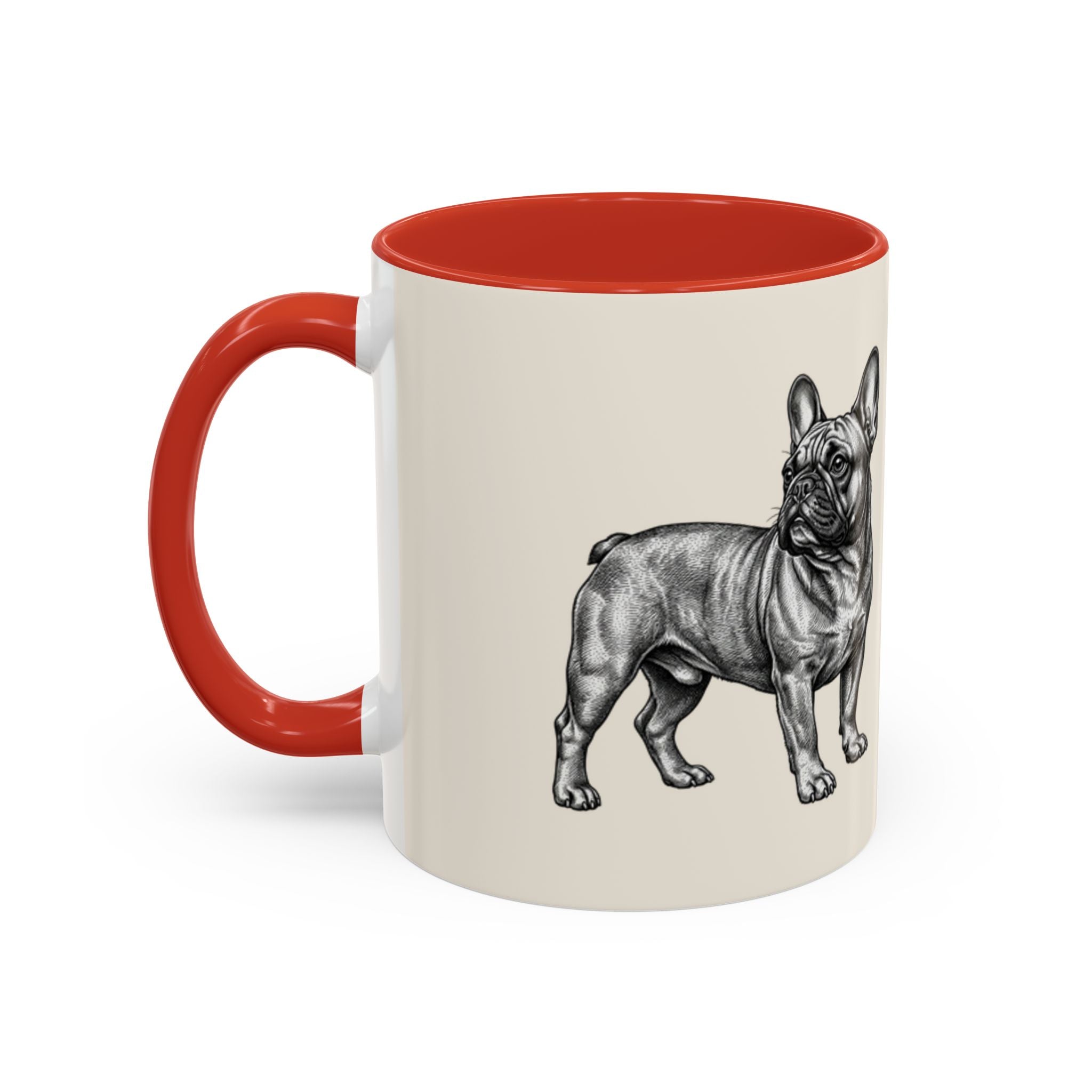 Personalized Frenchie Mug – Custom Name Coffee Mug – French Bulldog Lover Gift