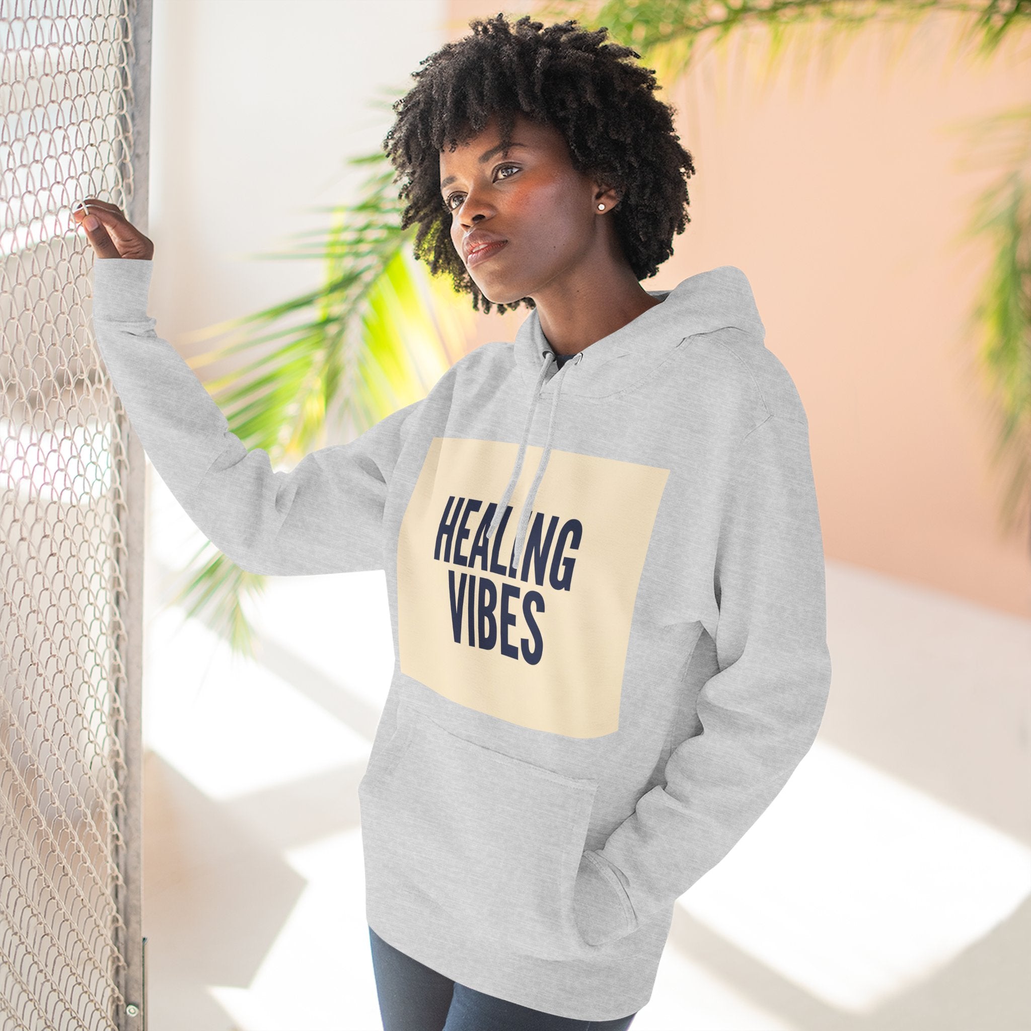 Healing vibes Nurse Hoodie — Unisex Comfortable Pullover for Passionate Medical Workers