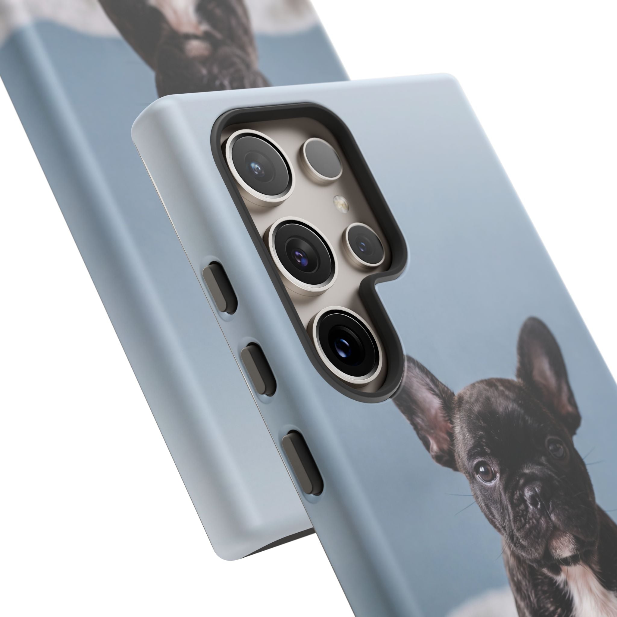 French Bulldog Puppy Phone Case | Adorable Brindle Frenchie Portrait | Samsung & iPhone