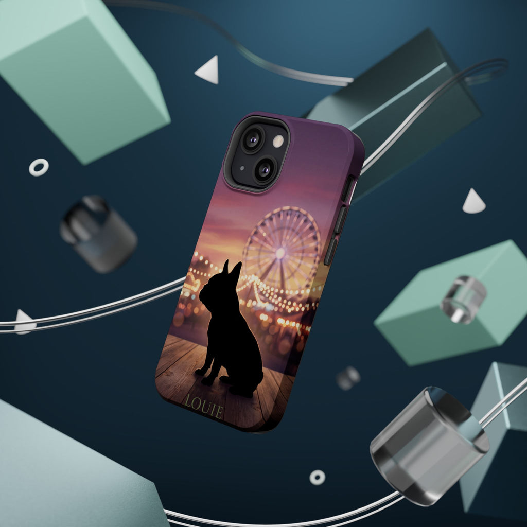 Personalized French Bulldog Carnival Nights Phone Case — Wireless Charging Cover