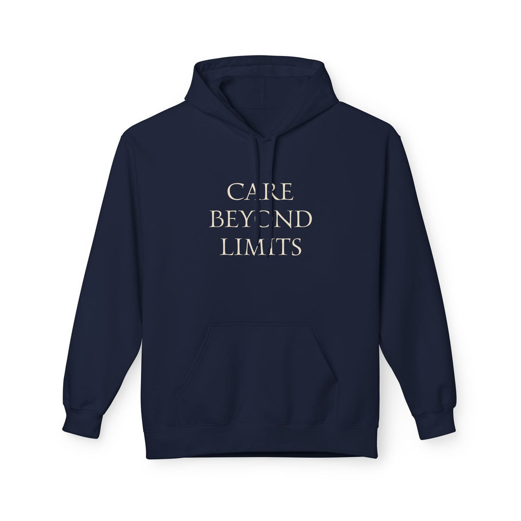 Nurse Hoodie |  Cozy Inspirational "Care Beyond Limits"