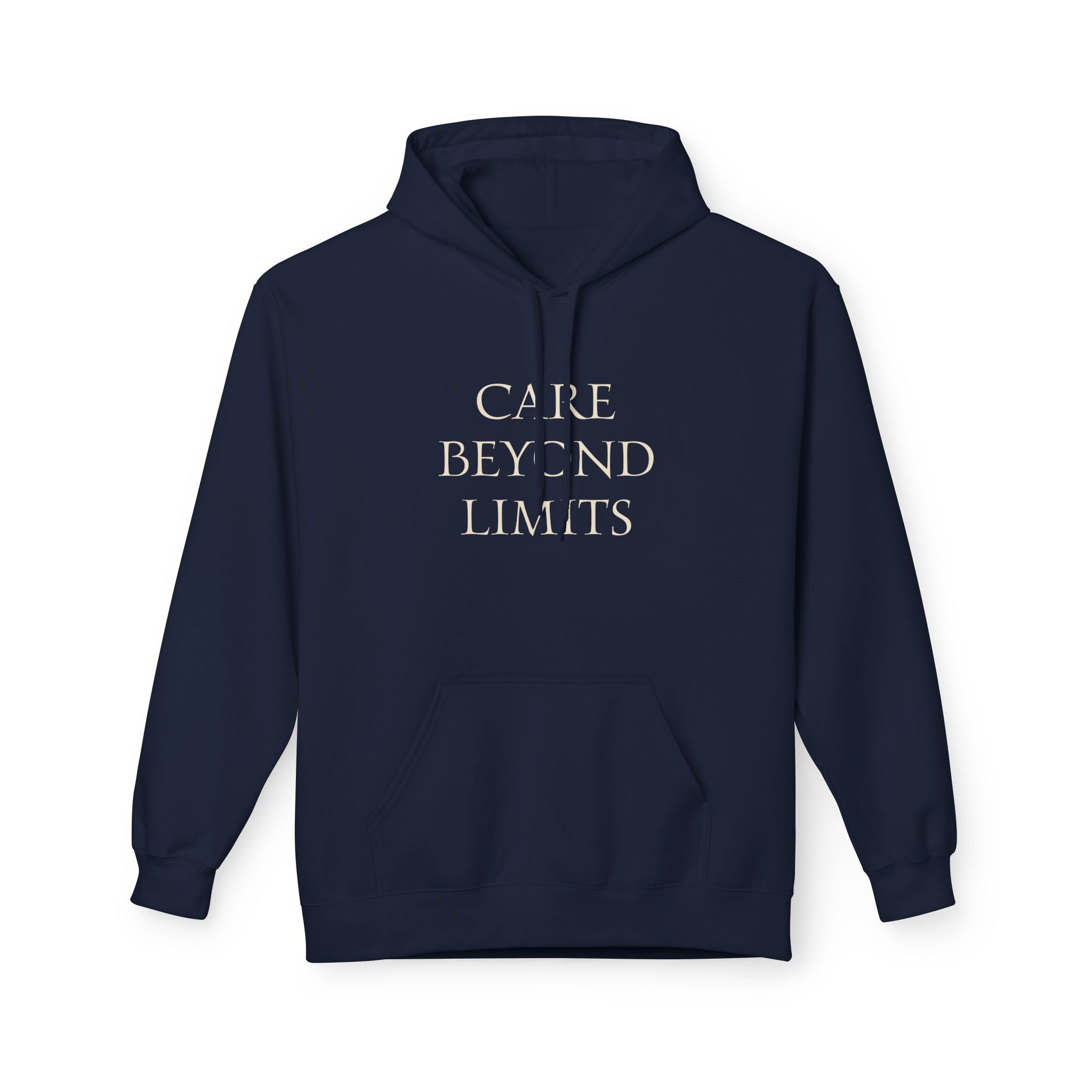Nurse Hoodie |  Cozy Inspirational "Care Beyond Limits"