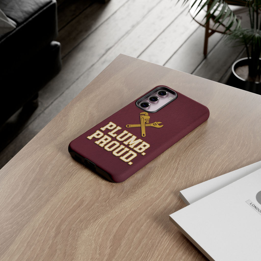 Plumb. Proud. Varsity Print Phone Case - Samsung & iPhone Series