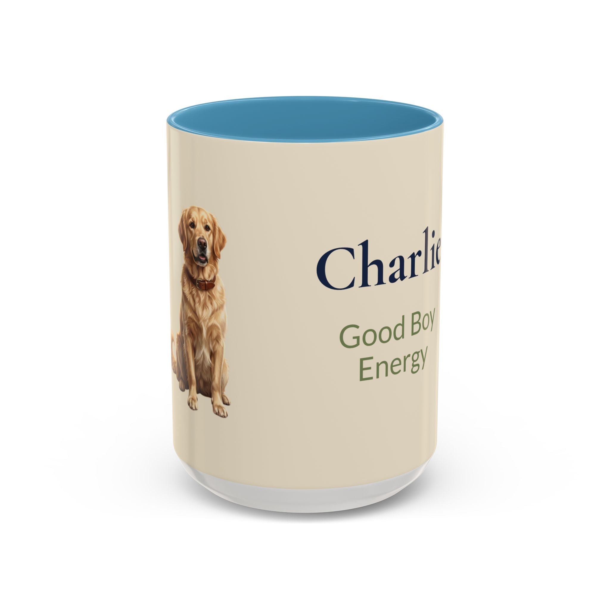 Personalized Golden Retriever Mug | Custom Name & Message Dog Mom Dad Coffee Mug