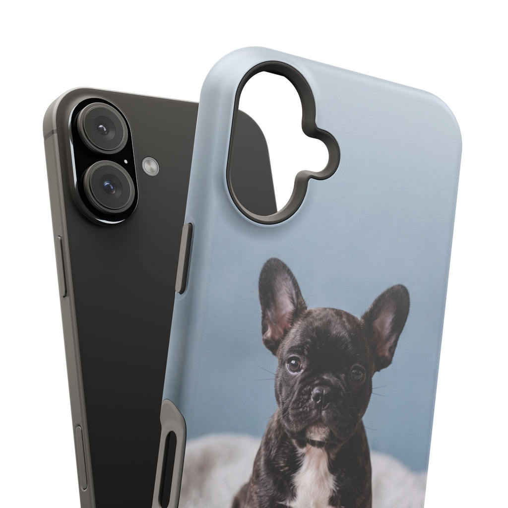 French Bulldog Puppy Phone Case — Impact-Resistant Wireless Charging Cover