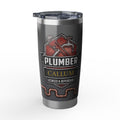 Personalized Plumber Tumbler – "Not A Miracle Worker" Industrial Design 20 oz