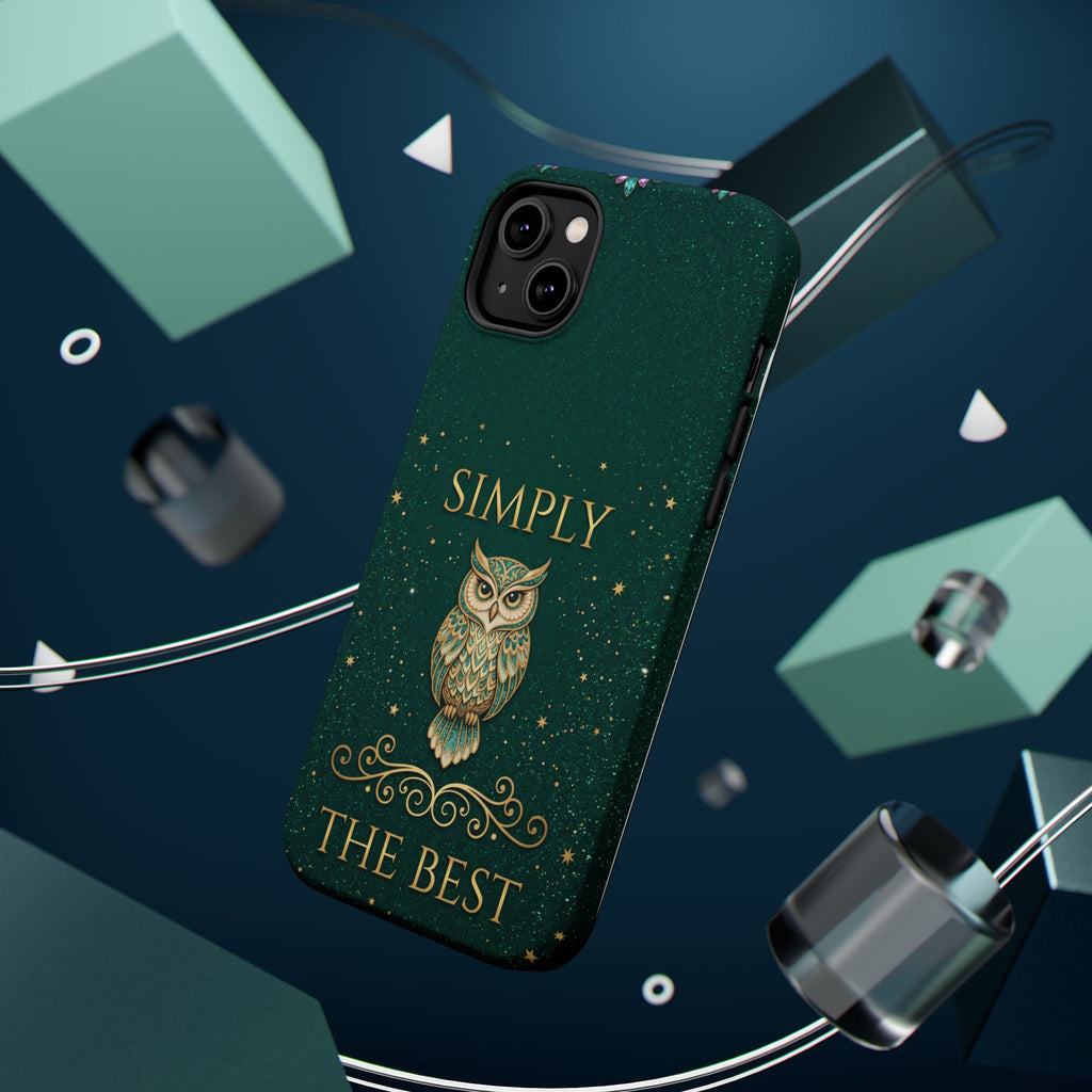 Simply The Best Wise Owl Phone Case — Wireless Charging Cover