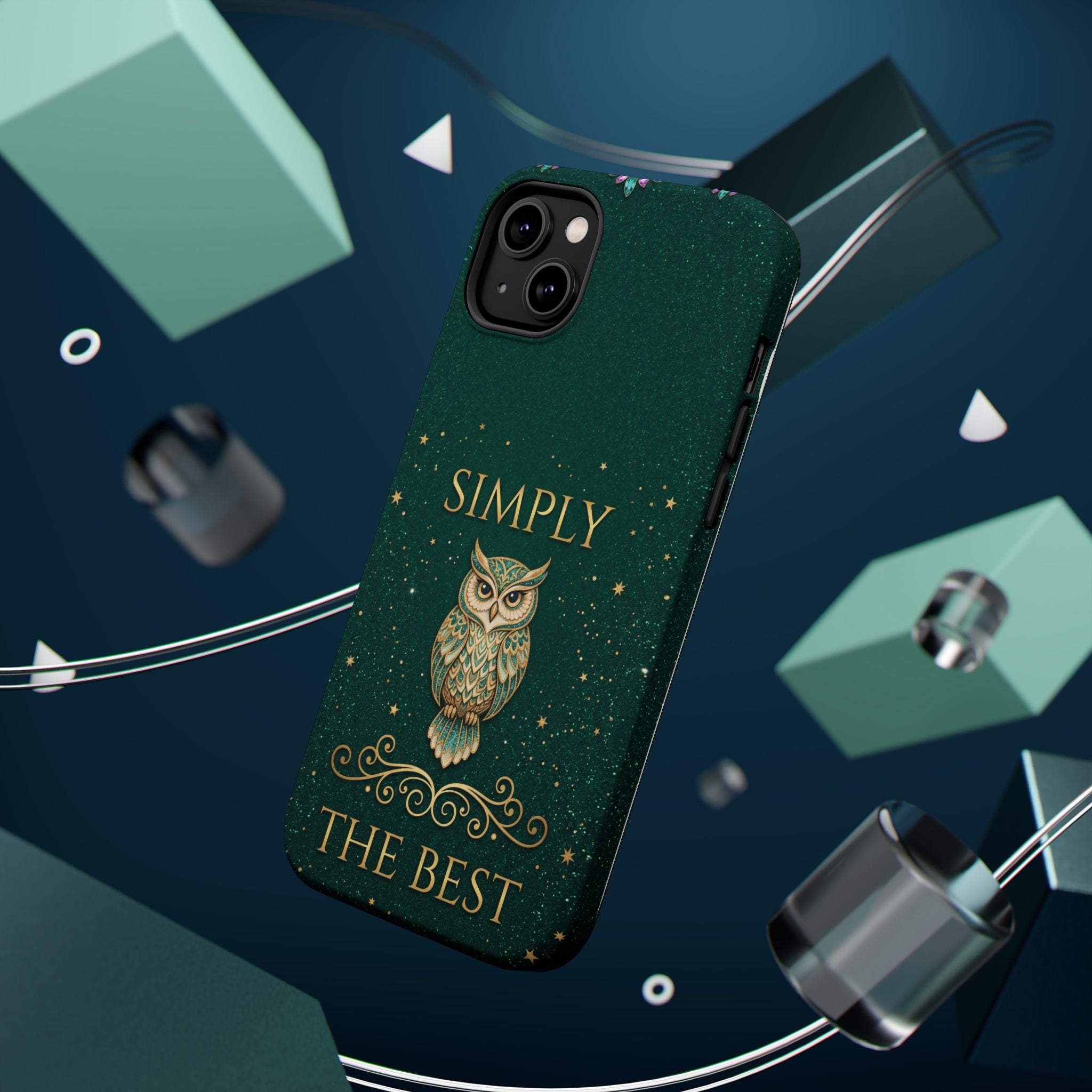 Simply The Best Wise Owl Phone Case — Wireless Charging Cover