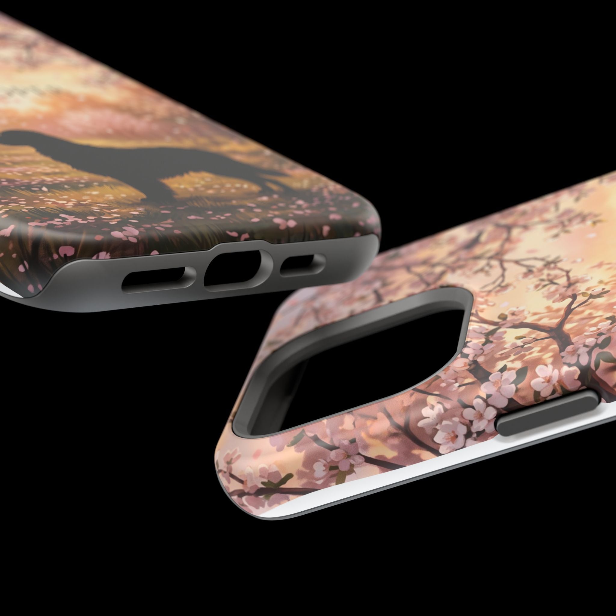 Personalized Golden Retriever Autumn Forest Phone Case — Wireless Charging Cover