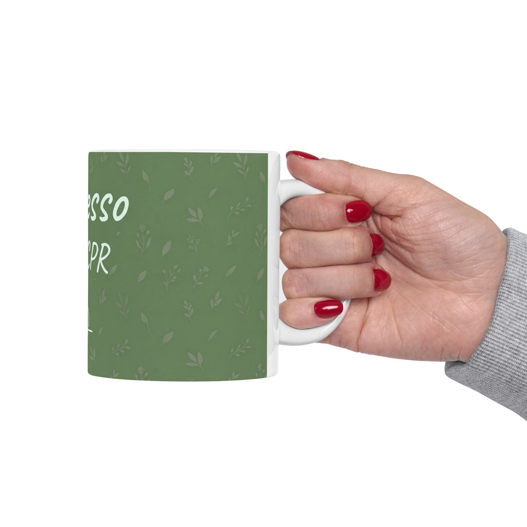 Nurse Mug – Espresso then CPR – Funny Nurse Gift – Coffee Mug for Nurses – Nurse Humour Gift