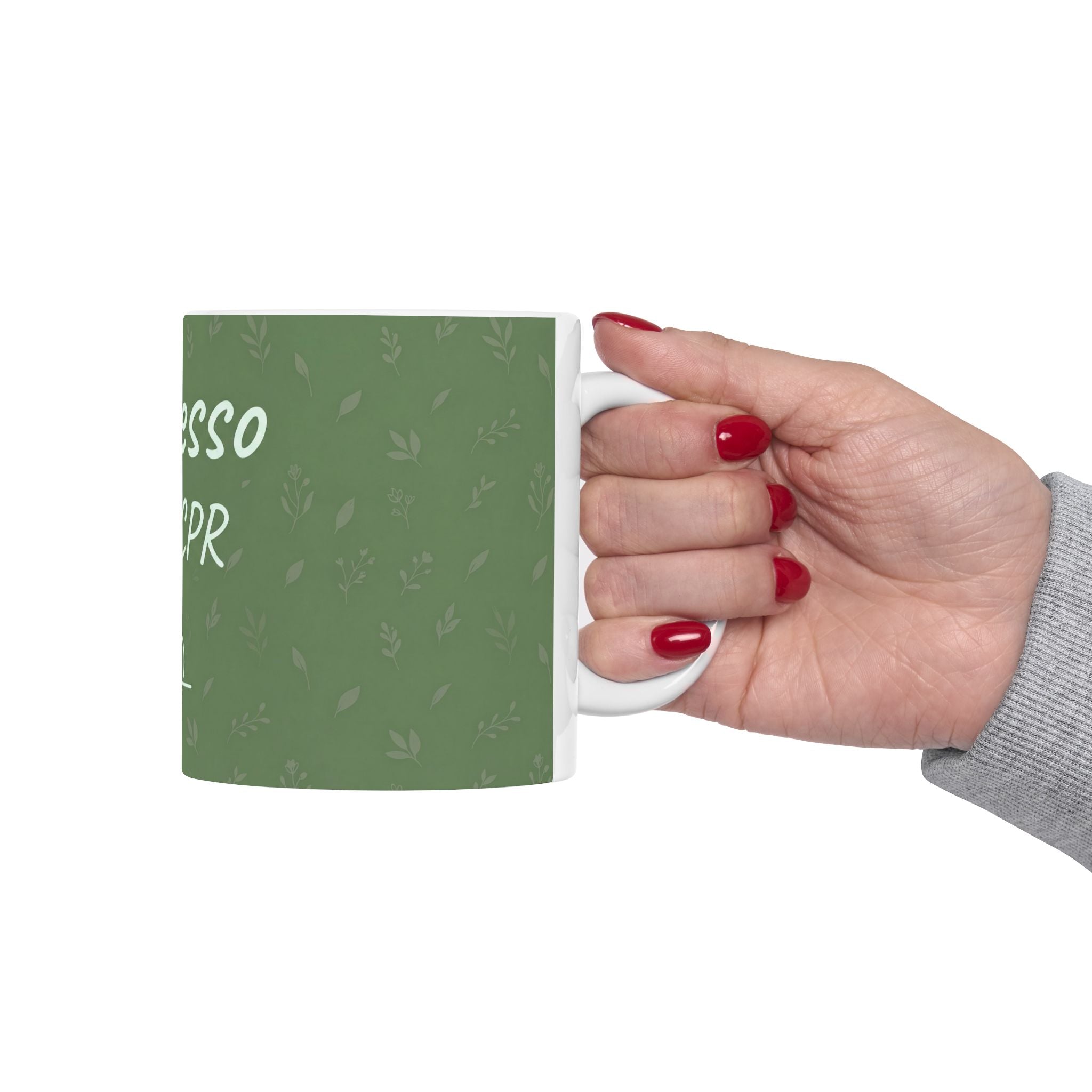 Nurse Mug – Espresso then CPR – Funny Nurse Gift – Coffee Mug for Nurses – Nurse Humour Gift