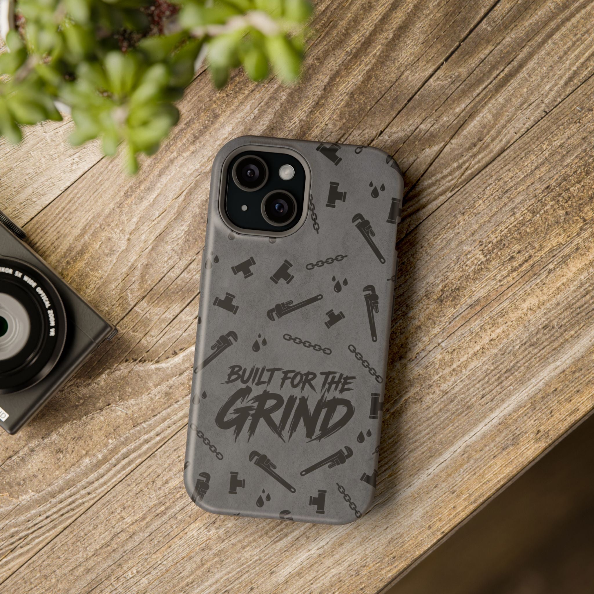 Built for the Grind Phone Case — Plumber Tools Wireless Charging Cover