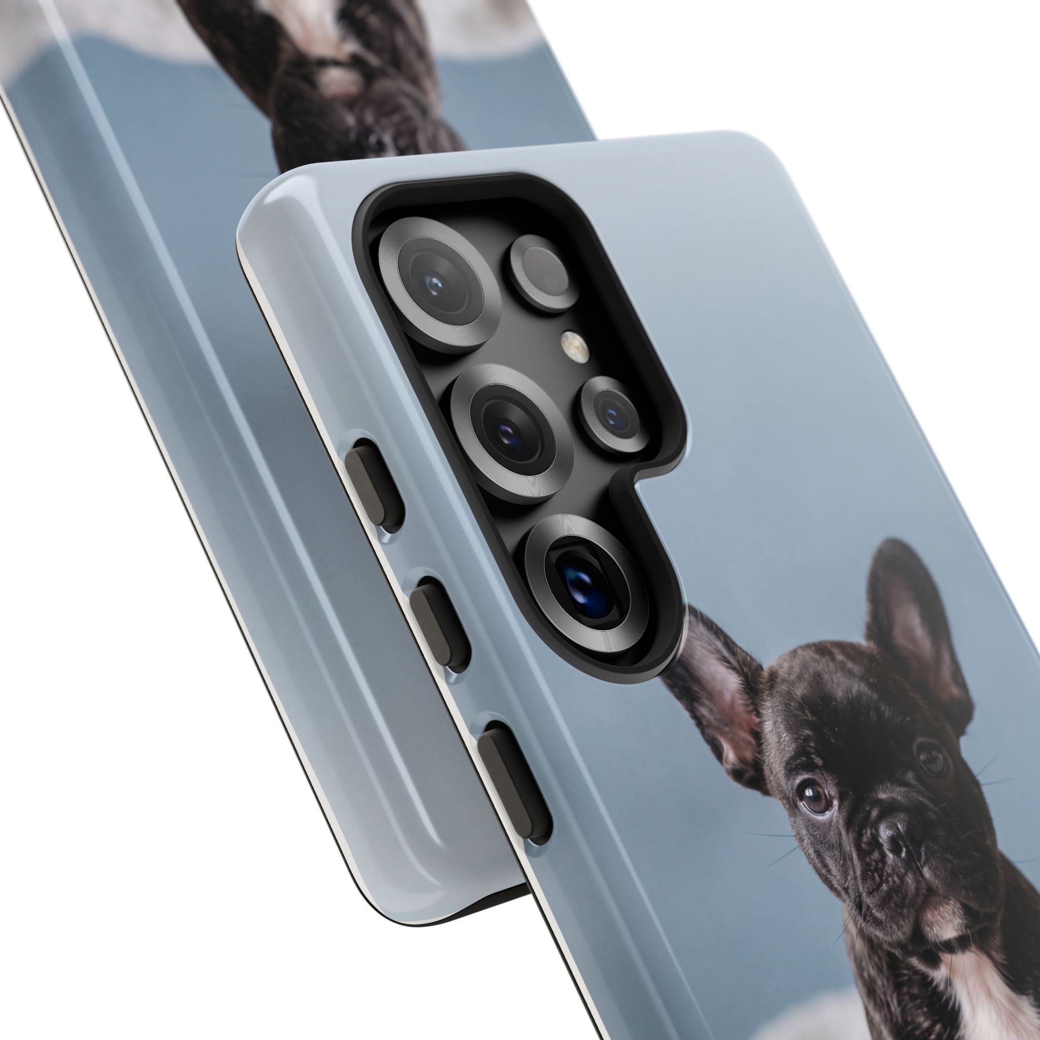 French Bulldog Puppy Phone Case | Adorable Brindle Frenchie Portrait | Samsung & iPhone