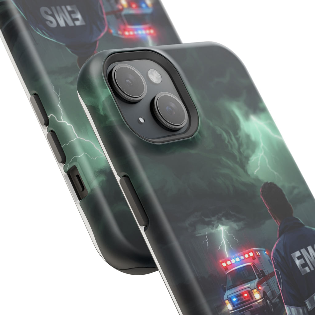 EMS Green Storm City Phone Case — Magnetic Wireless Charging Cover