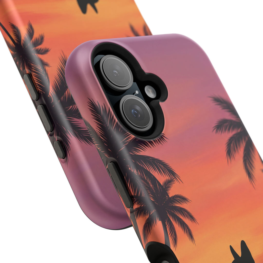 Personalized French Bulldog Tropical Beach Phone Case — Wireless Charging Cover