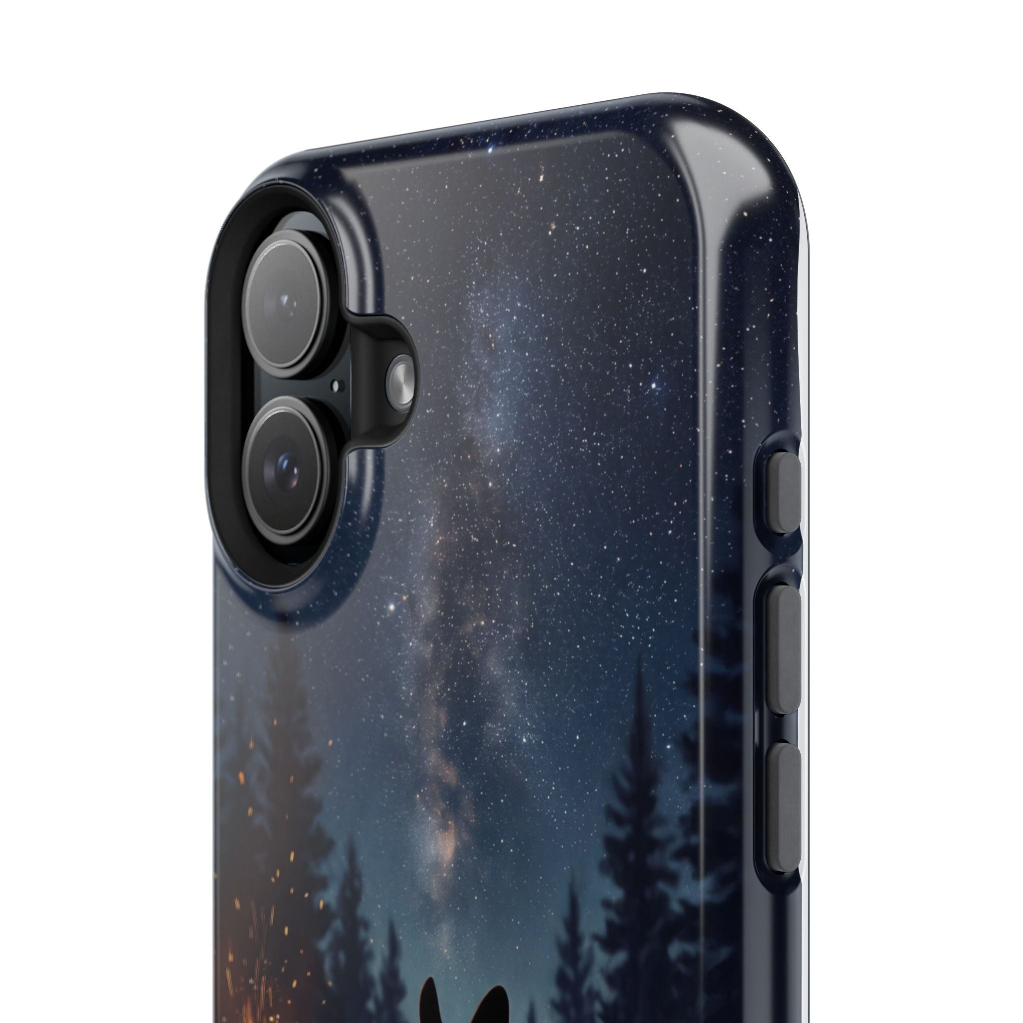 Personalized French Bulldog Campfire Phone Case — Wireless Charging Cover