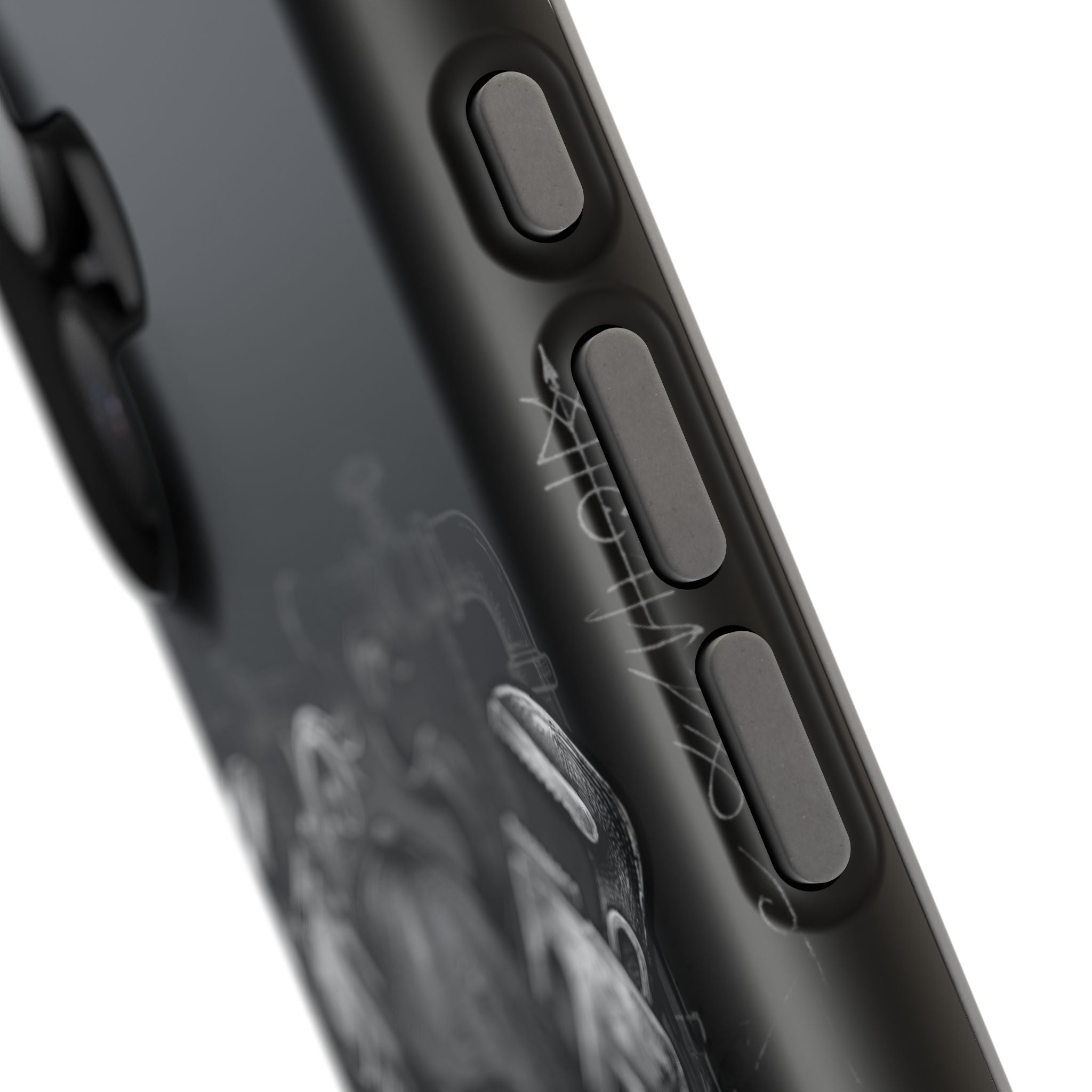 Skull & Wrenches Plumber Phone Case — Wireless Charging Cover