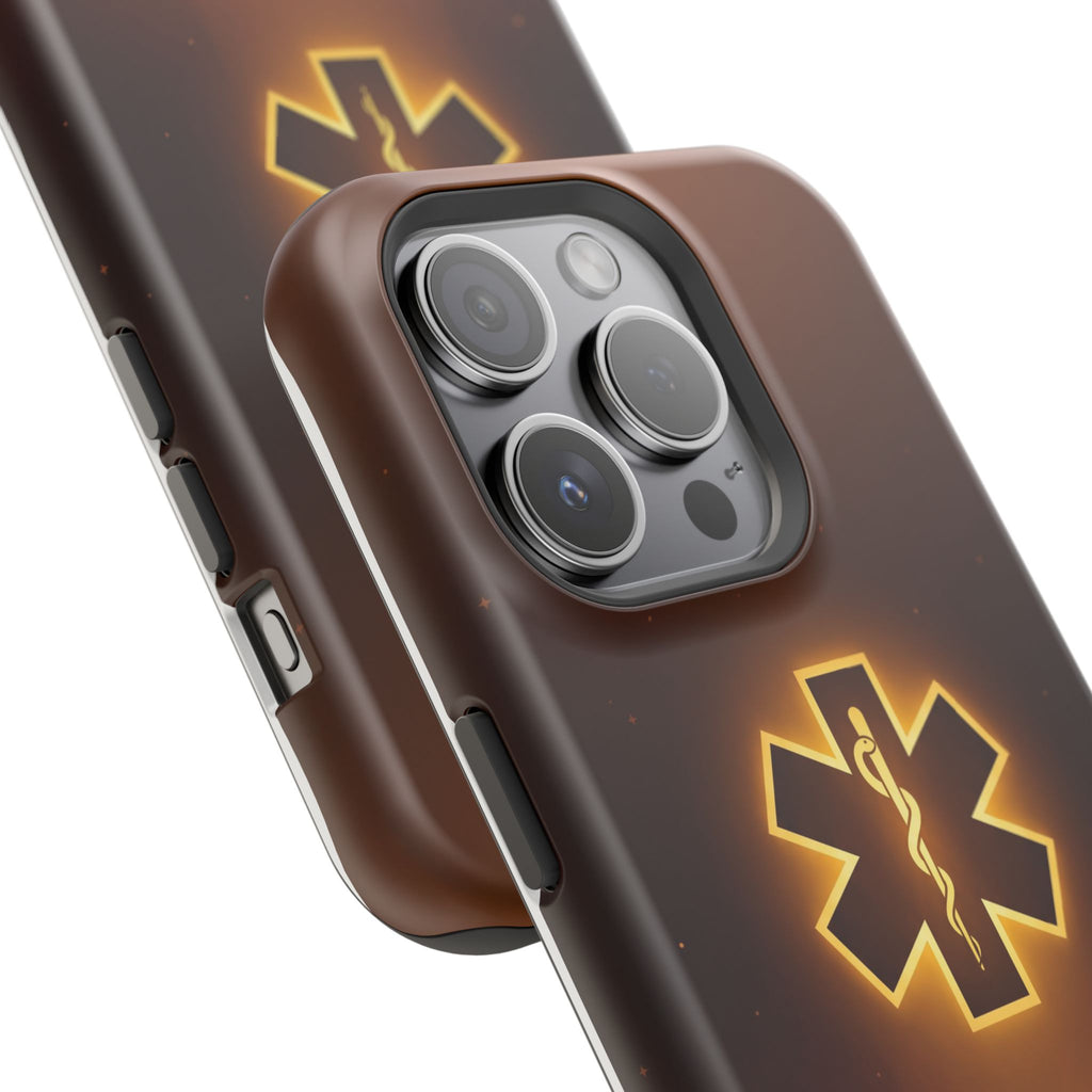 Paramedic/EMT Skyline Phone Case — Magnetic Wireless Charging Cover