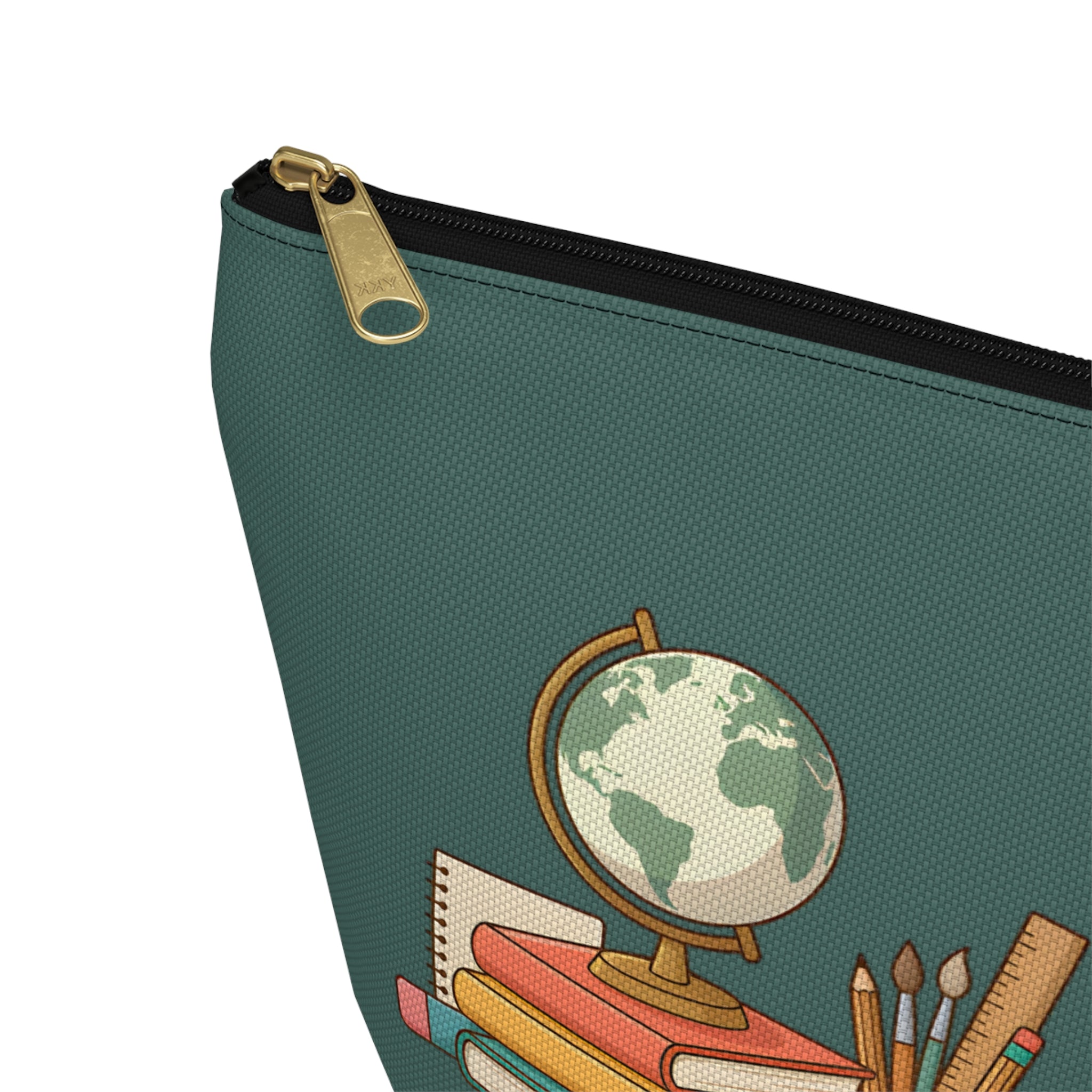 Personalized Teacher Gift Pouch – Custom Name Makeup Bag for Teachers