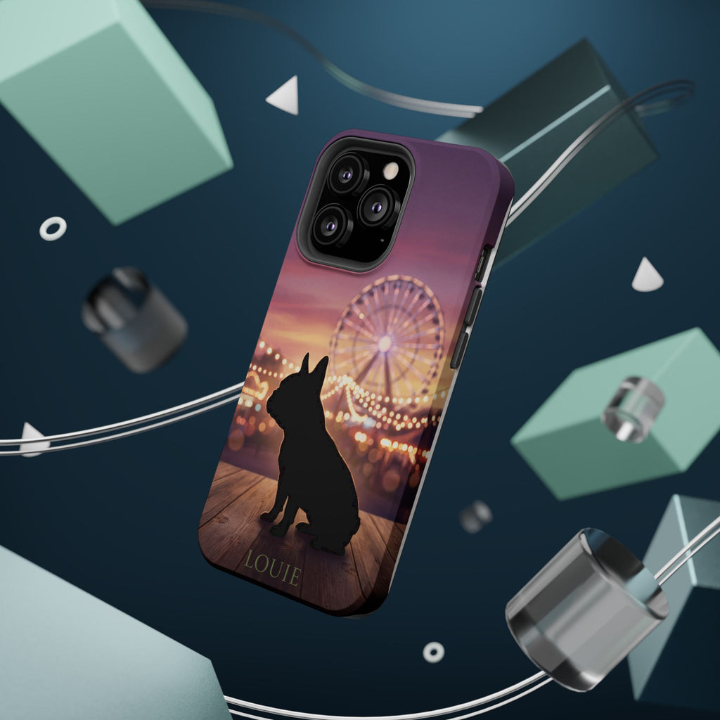 Personalized French Bulldog Carnival Nights Phone Case — Wireless Charging Cover