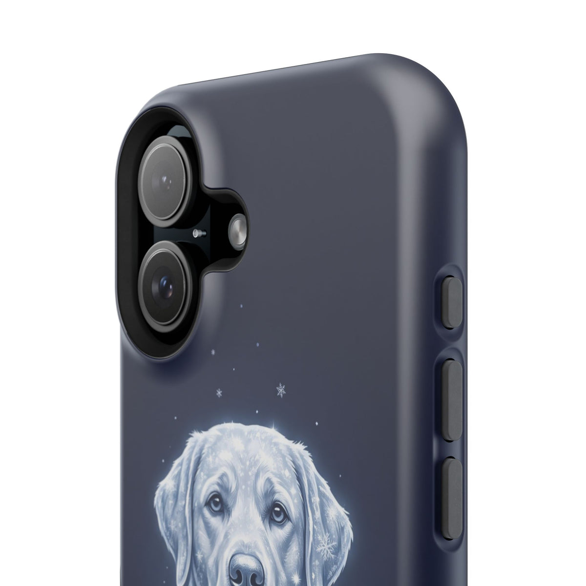 Personalized Winter Snowflake Labrador Phone Case — Tough Magnetic Case with Wireless Charging