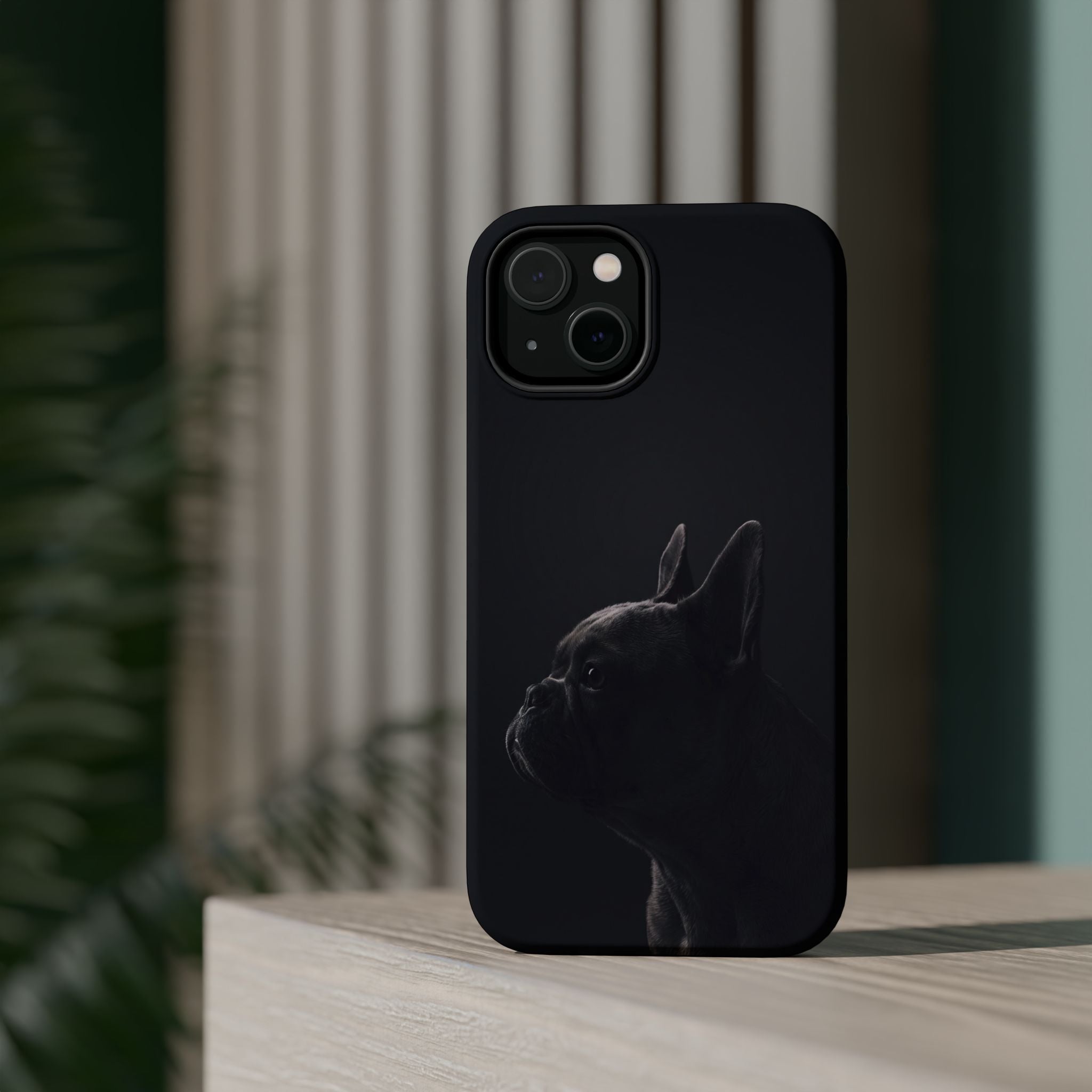 French Bulldog Phone Case — Impact-Resistant Wireless Charging Cover