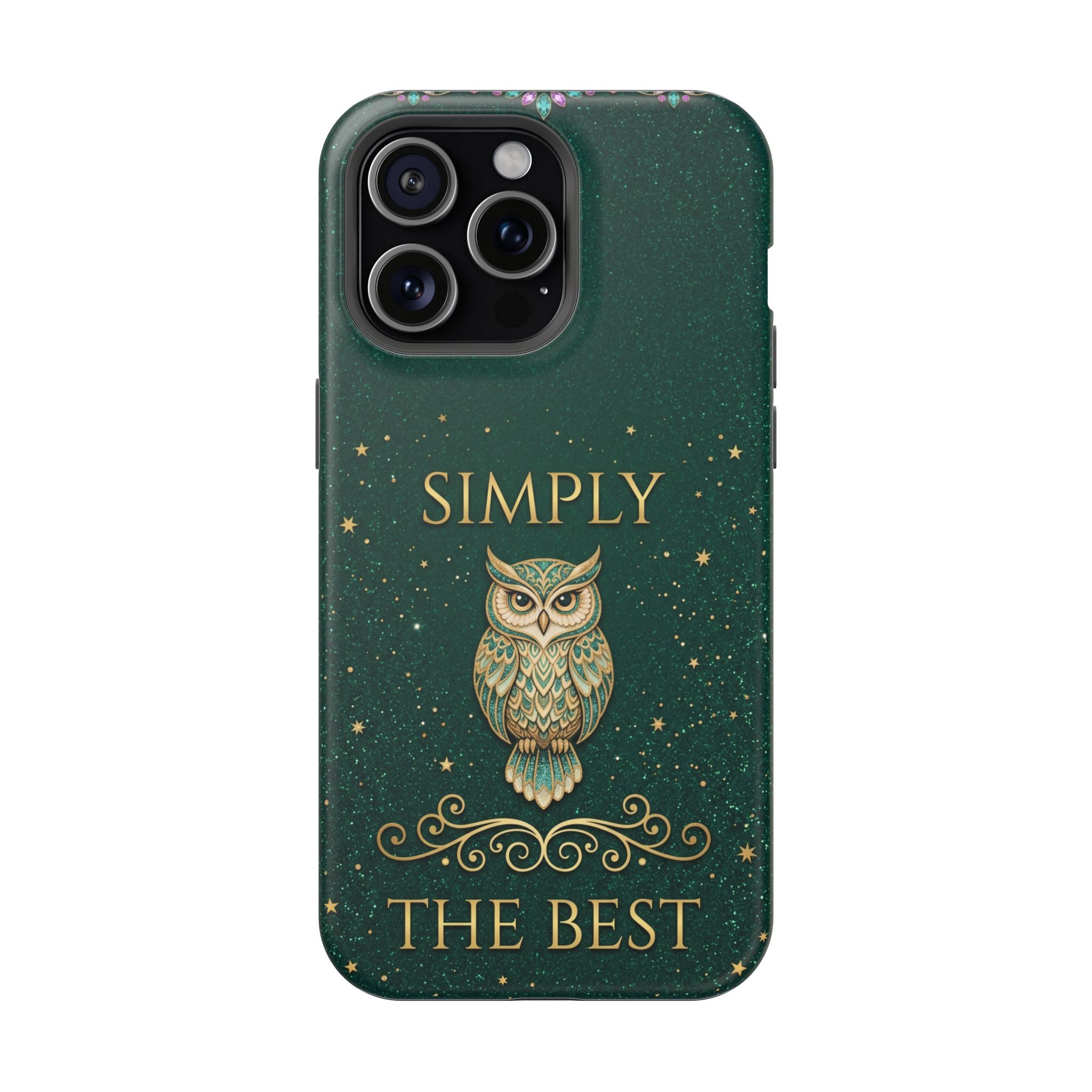Simply The Best Wise Owl Phone Case — Wireless Charging Cover