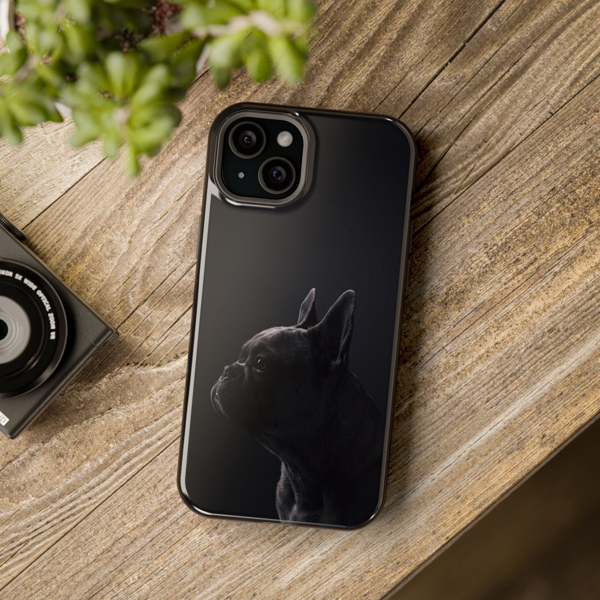 French Bulldog Phone Case — Impact-Resistant Wireless Charging Cover