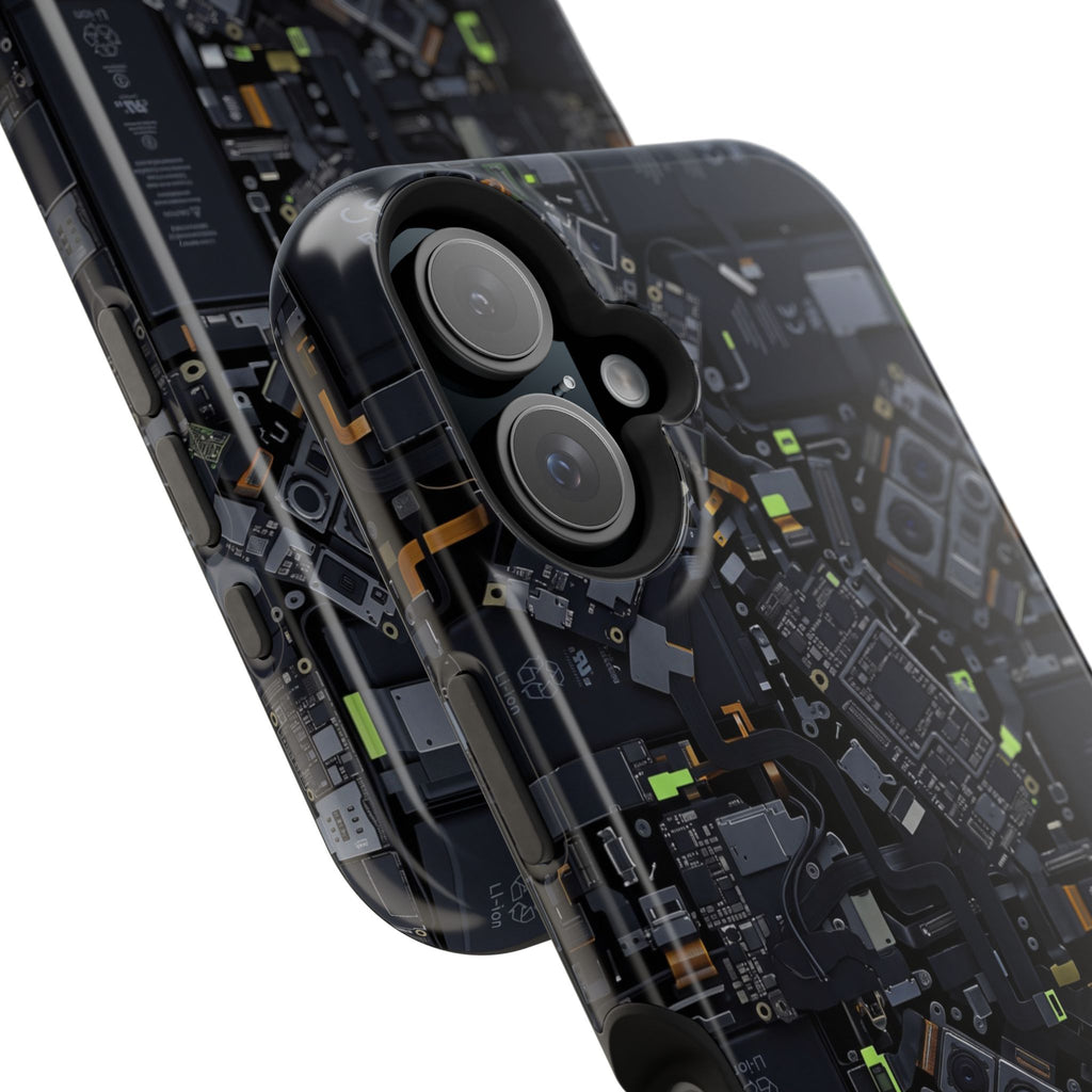 Circuit Core Phone Case — Motherboard Print Wireless Charging Cover