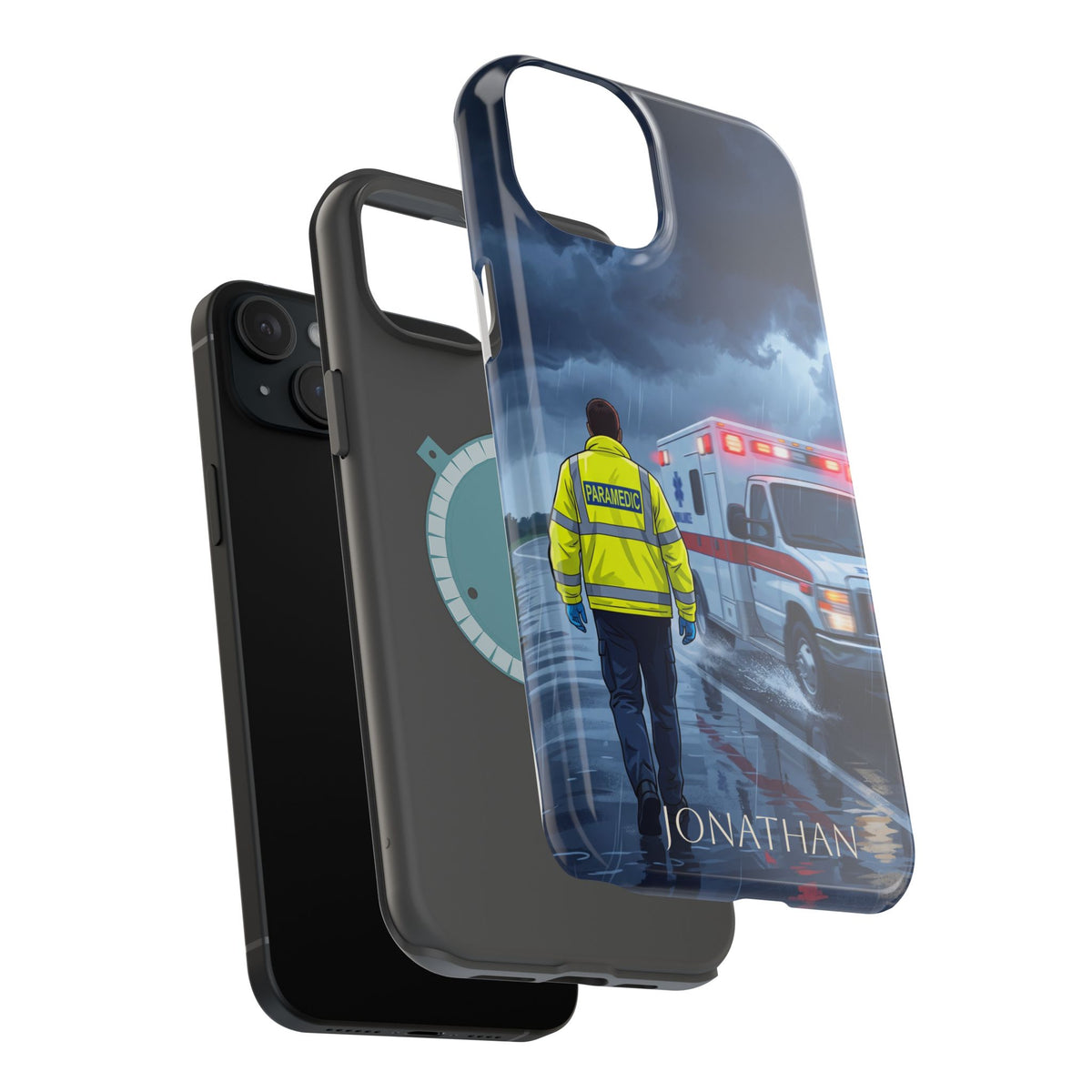 Personalized EMS Storm Phone Case — Wireless Charging Cover