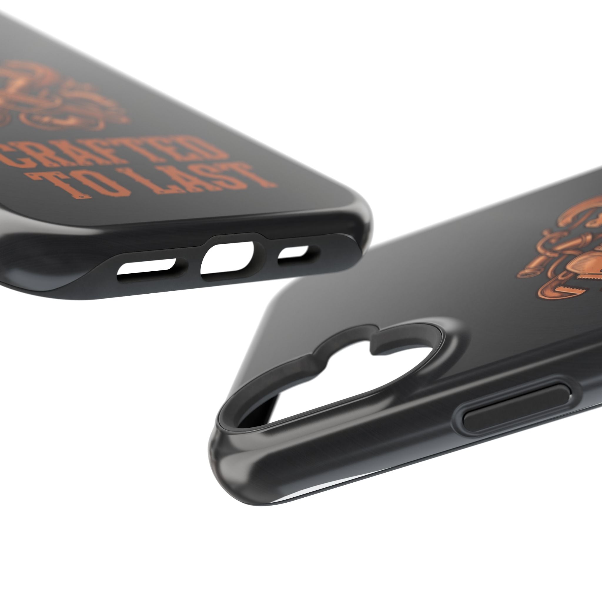 Crafted to Last Phone Case — Crossed Wrenches Wireless Charging Cover