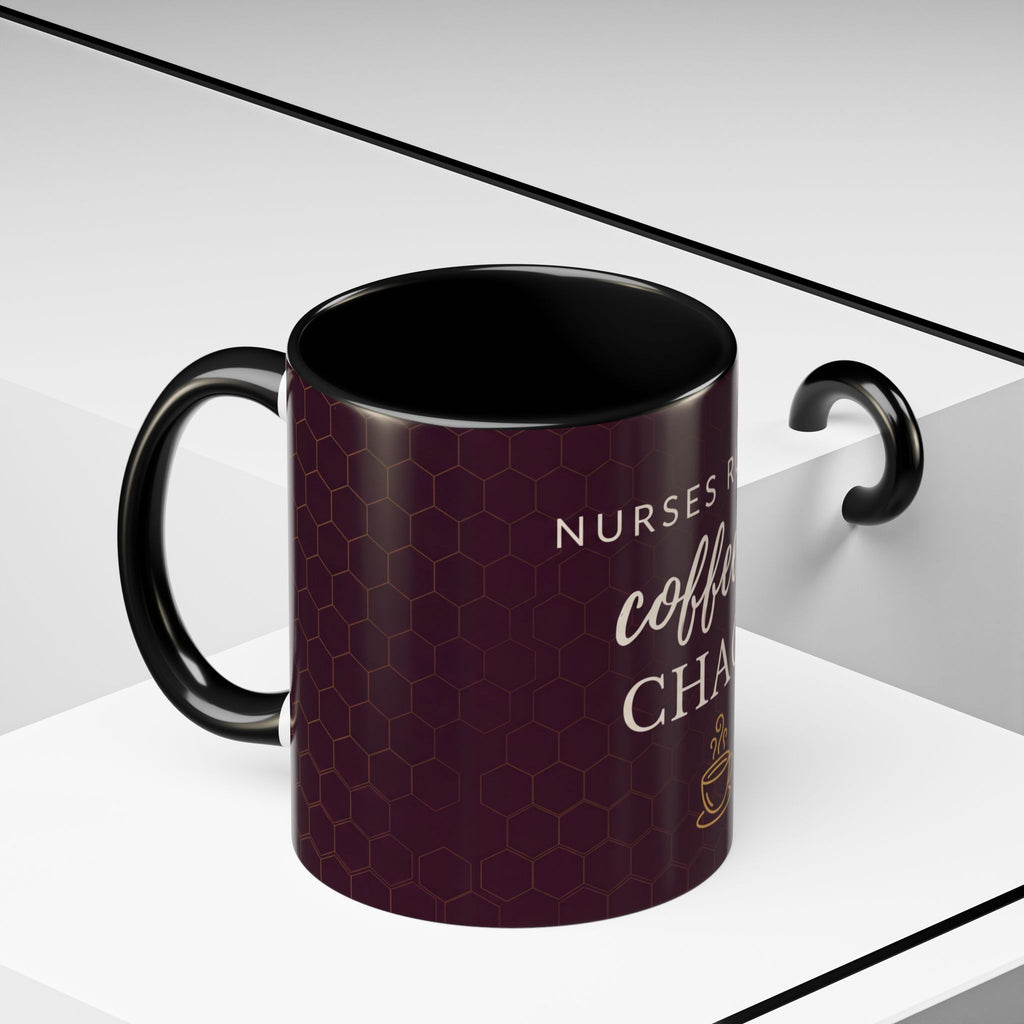 Coffee Mug for Nurses | Nurses run on coffee & chaos | Nurse Appreciation Gift | Gift for Her