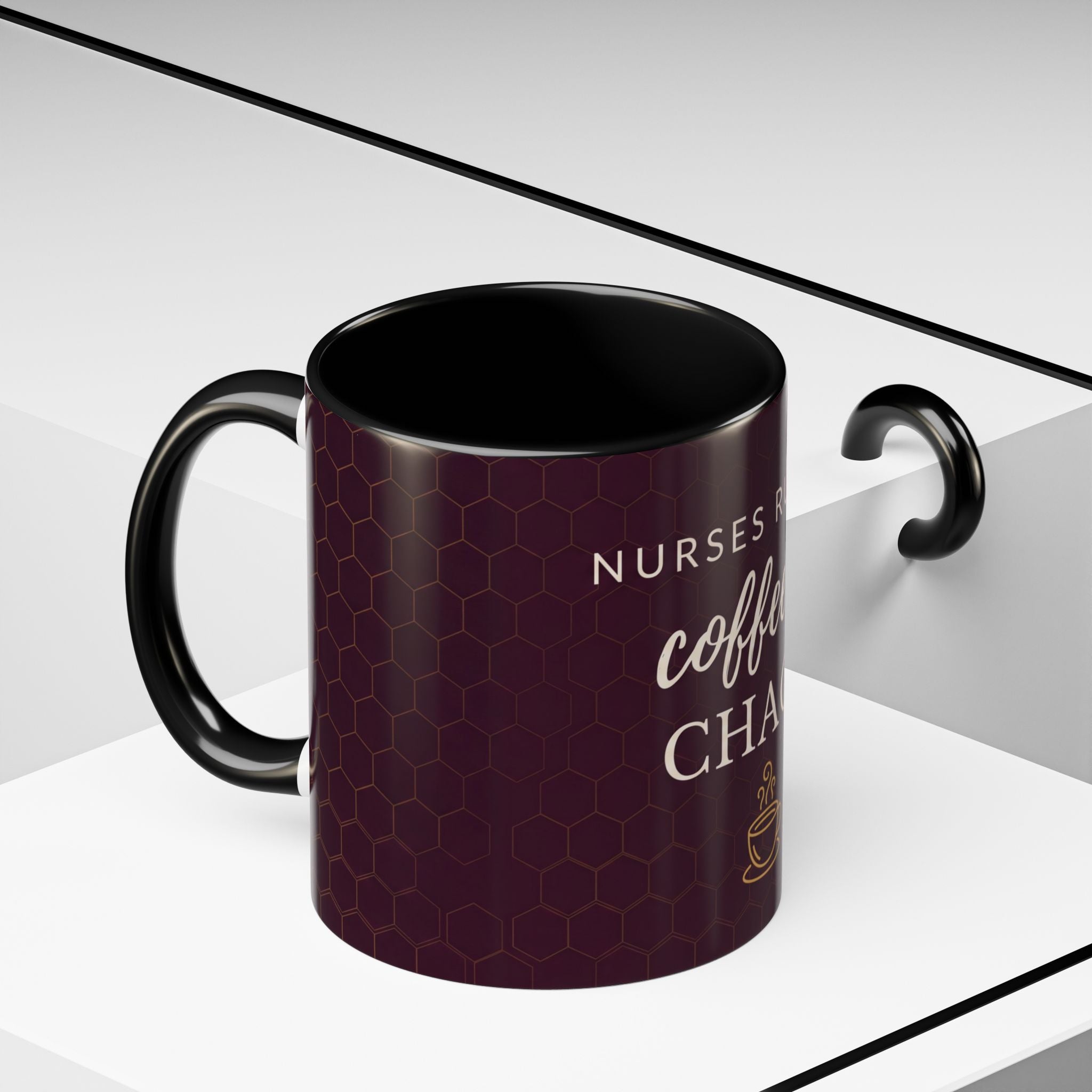 Coffee Mug for Nurses | Nurses run on coffee & chaos | Nurse Appreciation Gift | Gift for Her