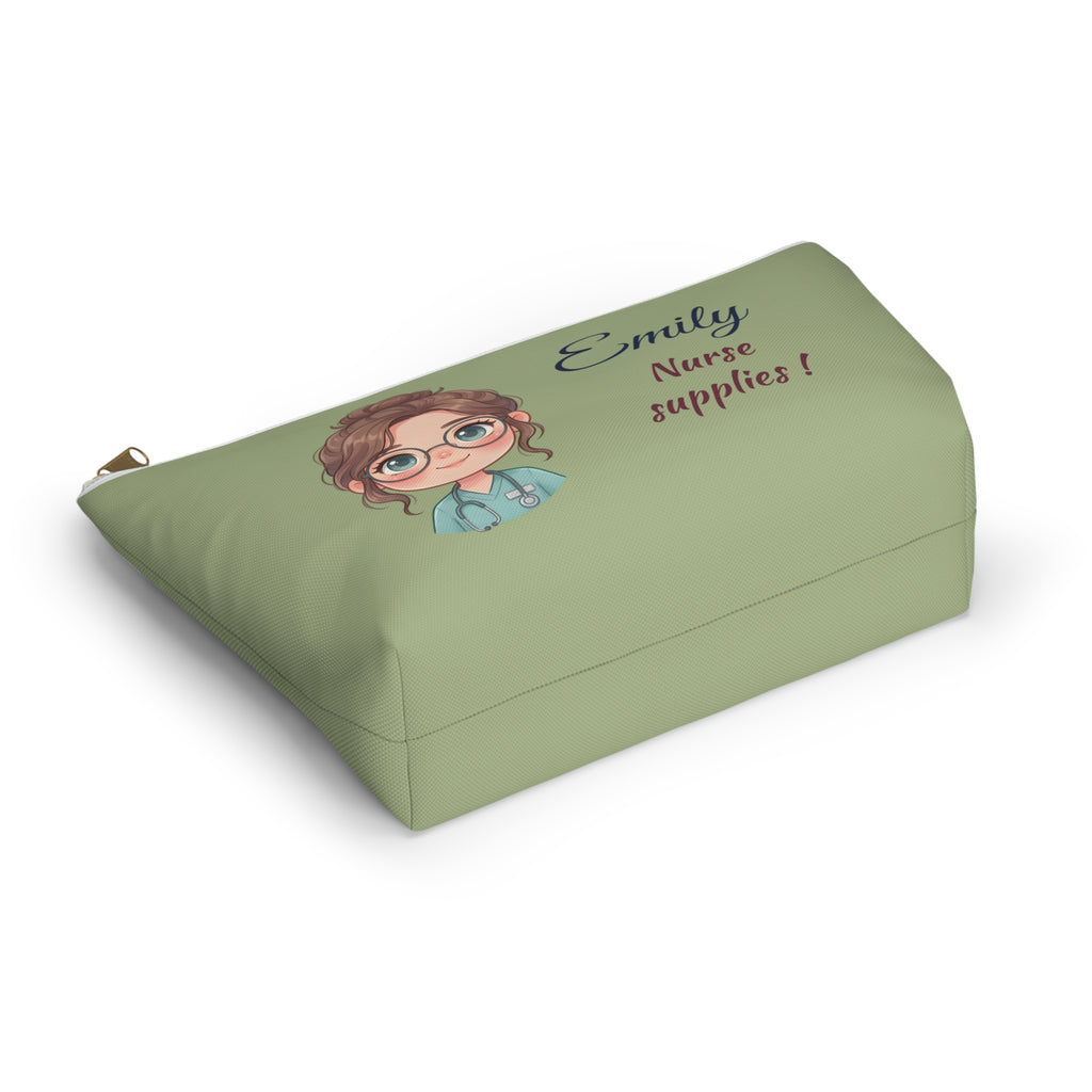 Personalized Nurse Pouch – Custom Name and Text Cosmetic Bag