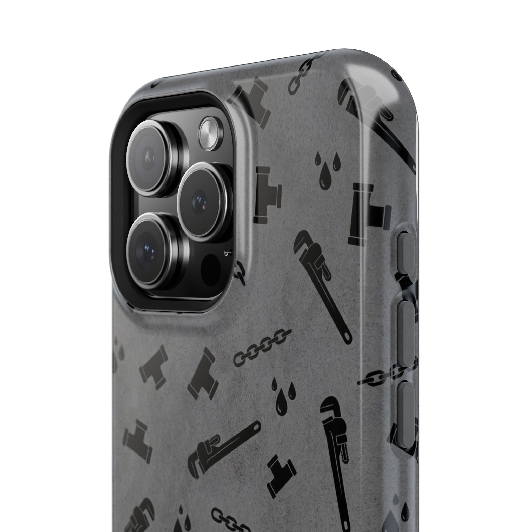 Built for the Grind Phone Case — Plumber Tools Wireless Charging Cover