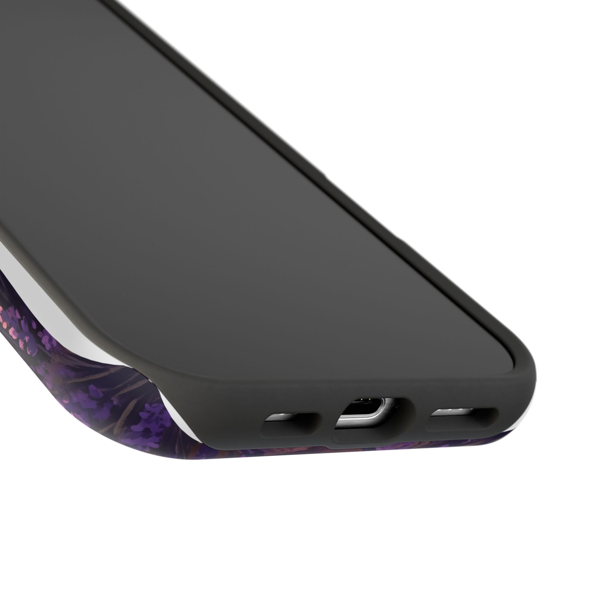 Personalized Dachshund Lavender Field Phone Case — Wireless Charging Cover