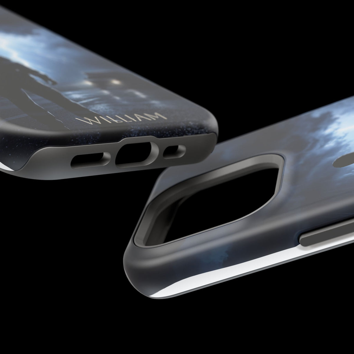 Personalized Lightning Storm EMS Phone Case — Wireless Charging Cover