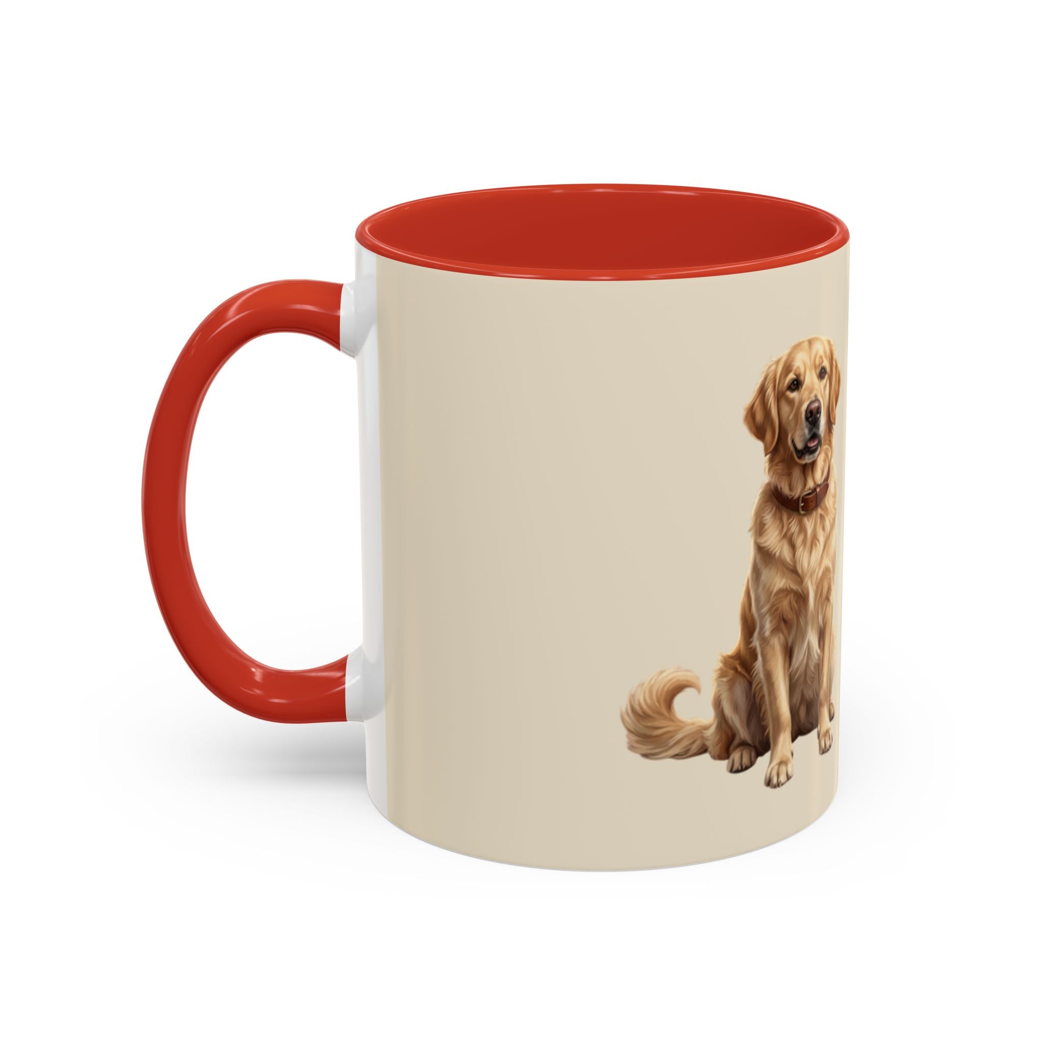 Personalized Golden Retriever Mug | Custom Name & Message Dog Mom Dad Coffee Mug