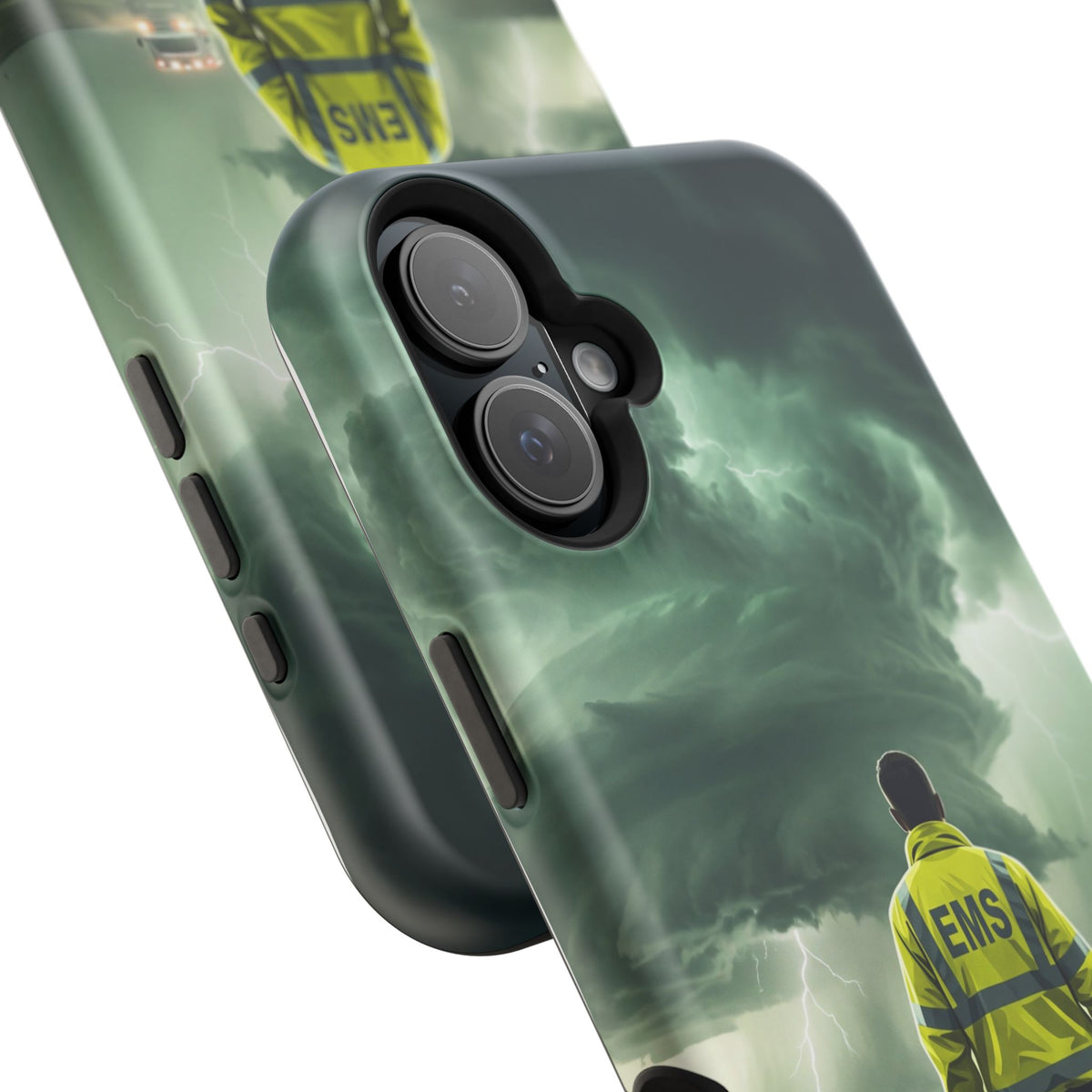 EMS Green Storm Phone Case — Magnetic Wireless Charging Cover