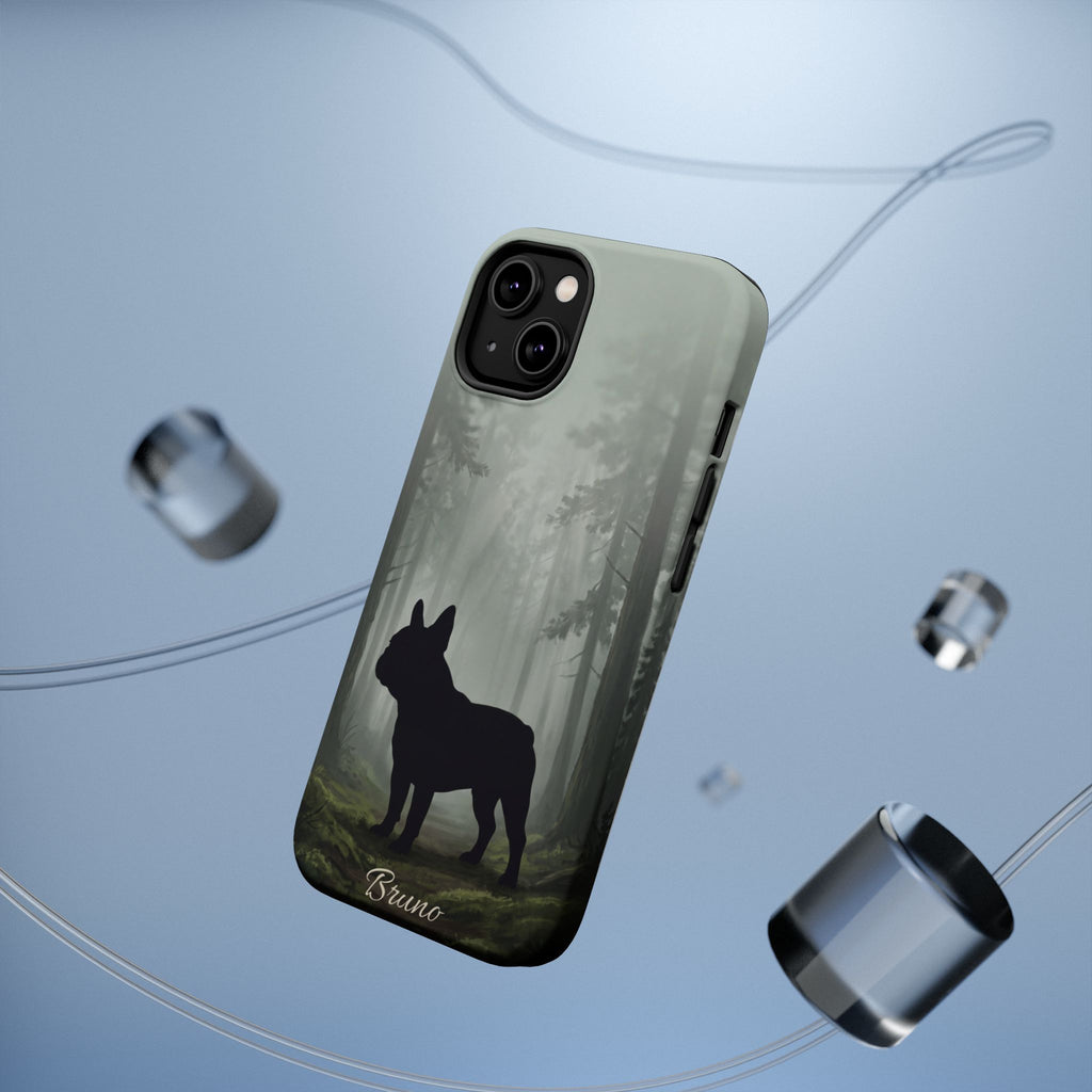Personalized French Bulldog Misty Forest Phone Case — Wireless Charging Cover