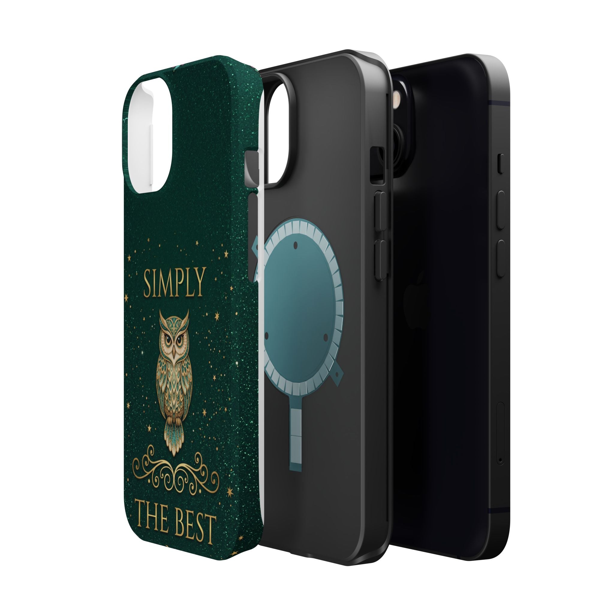 Simply The Best Wise Owl Phone Case — Wireless Charging Cover