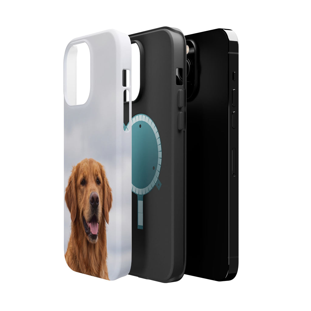 Golden Retriever Phone Case — Impact-Resistant Wireless Charging Cover