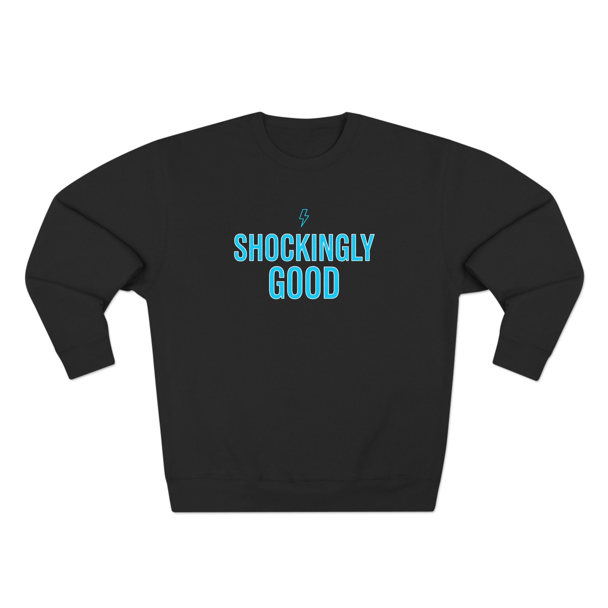Shockingly Good Electrician Sweatshirt | Funny Electrician Gift Crewneck
