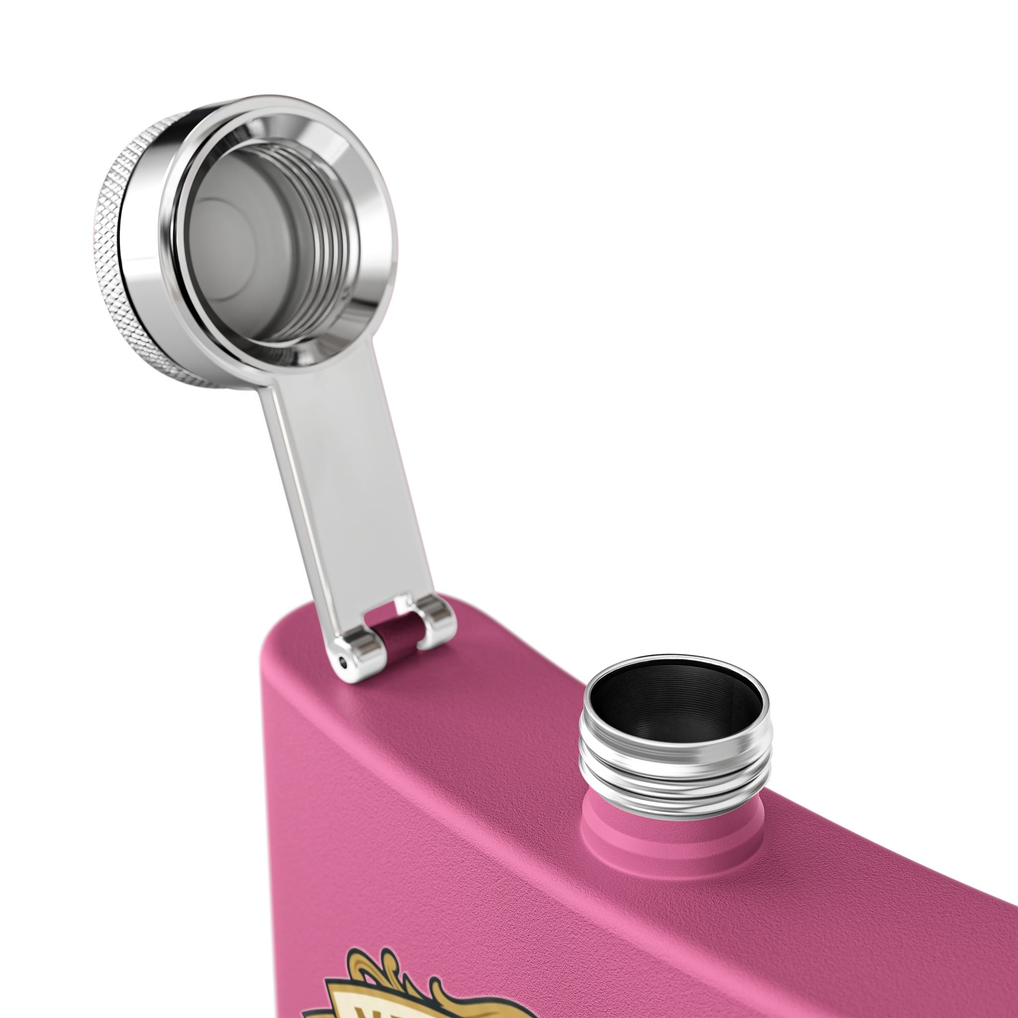 Flask — "Master Plumber" 6oz Stainless Steel Hip Flask