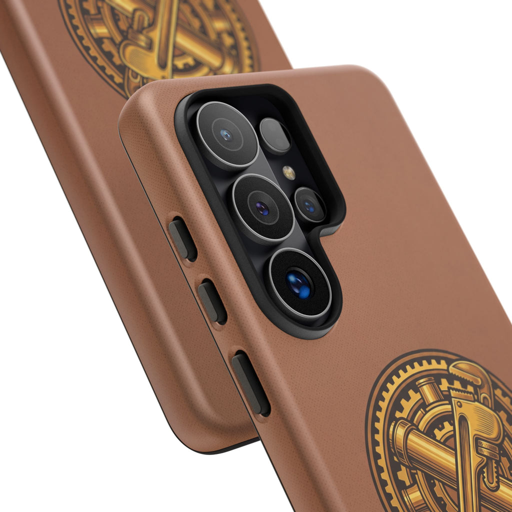 Plumber Born to Build Leather Phone Case - Samsung & iPhone Series