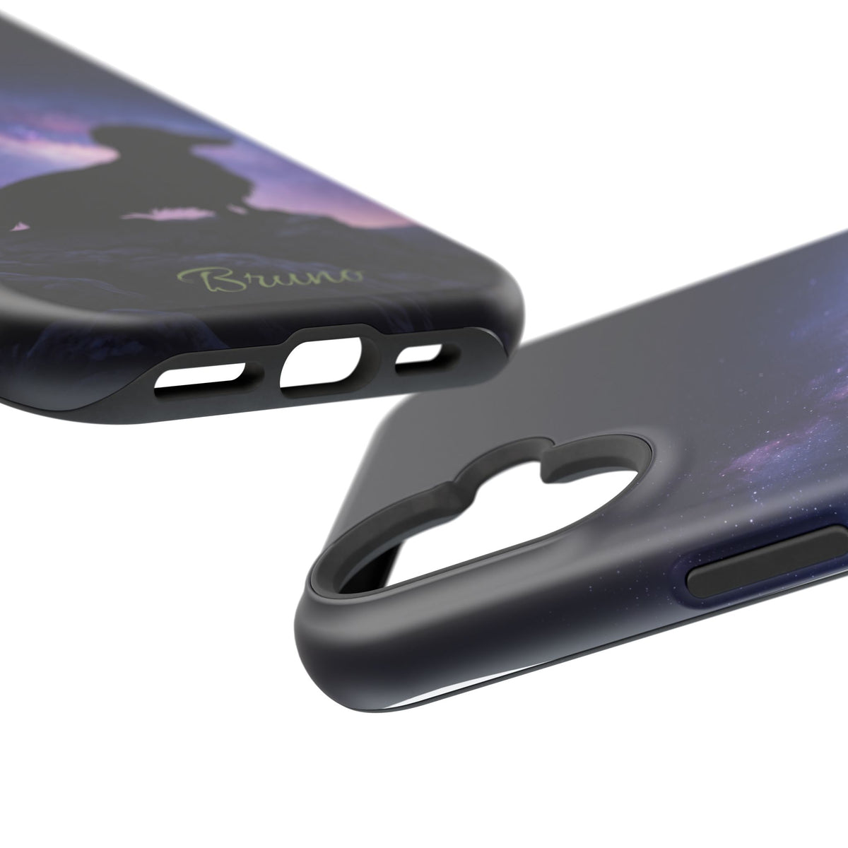 Personalized Dachshund Starry Night Phone Case — Wireless Charging Cover