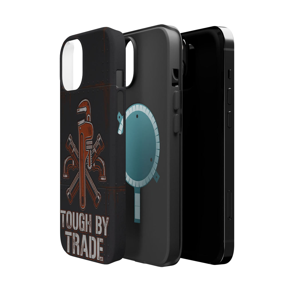 Tough By Trade Phone Case — Crossed Wrenches Wireless Charging Cover