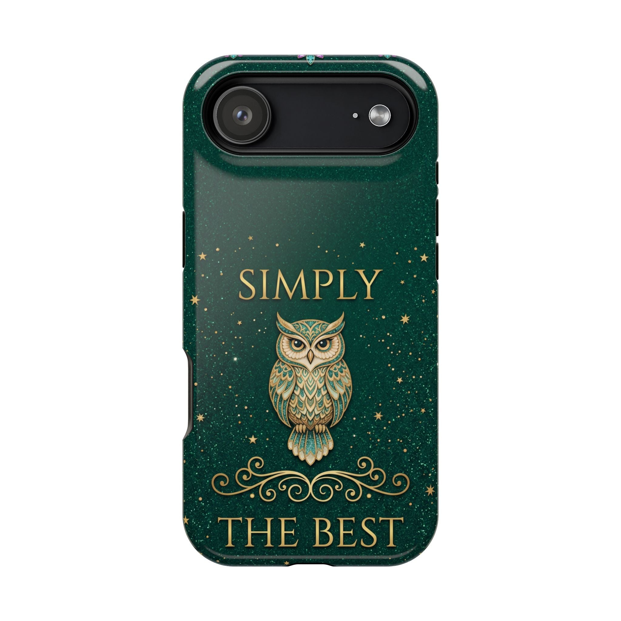 Simply The Best Wise Owl Phone Case — Wireless Charging Cover