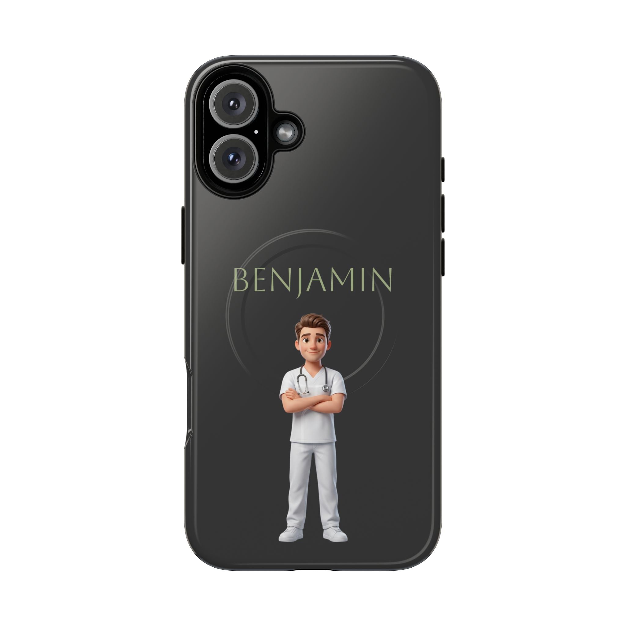 Personalized Nurse Phone Case | MagSafe Compatible, Custom Name iPhone Case