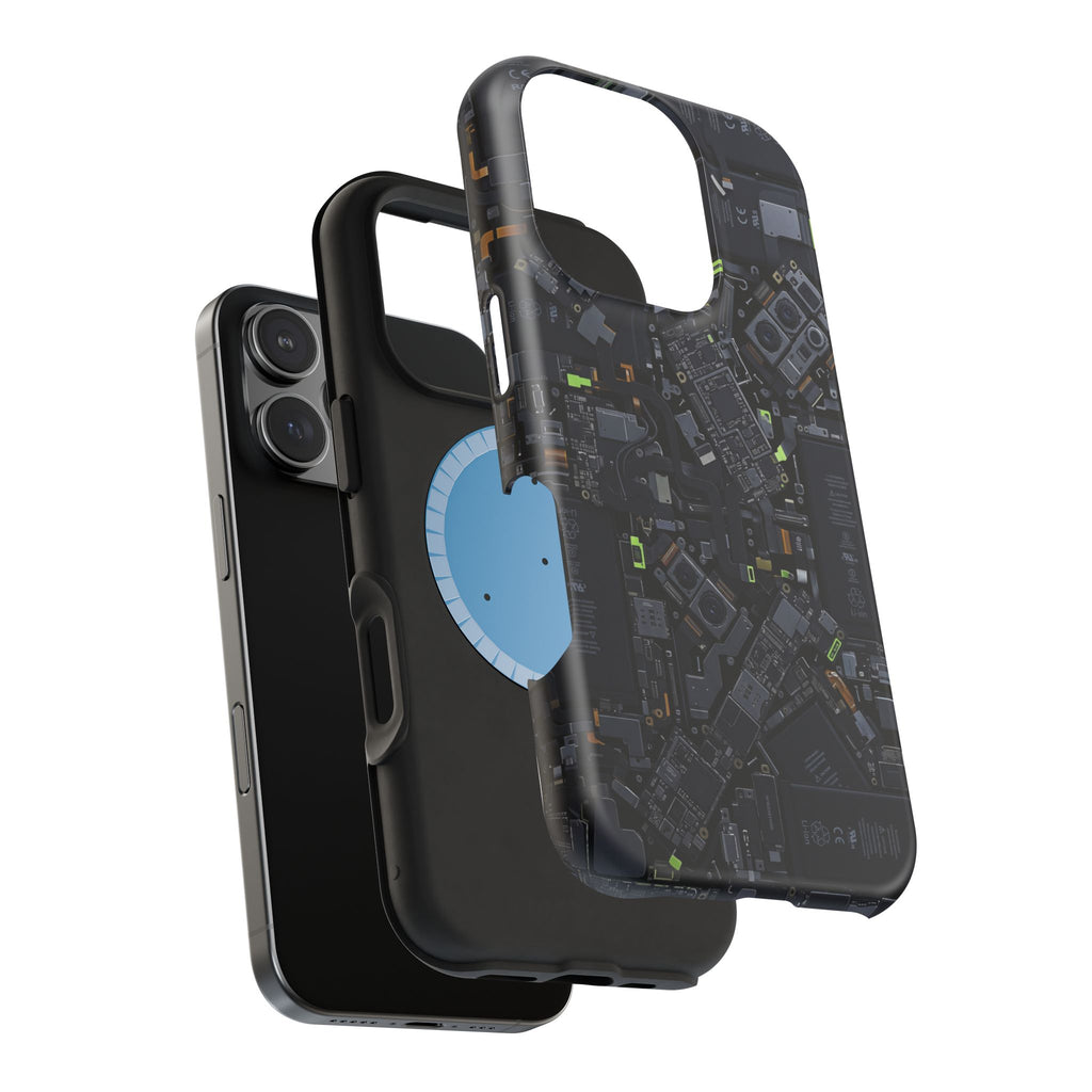 Circuit Core Phone Case — Motherboard Print Wireless Charging Cover